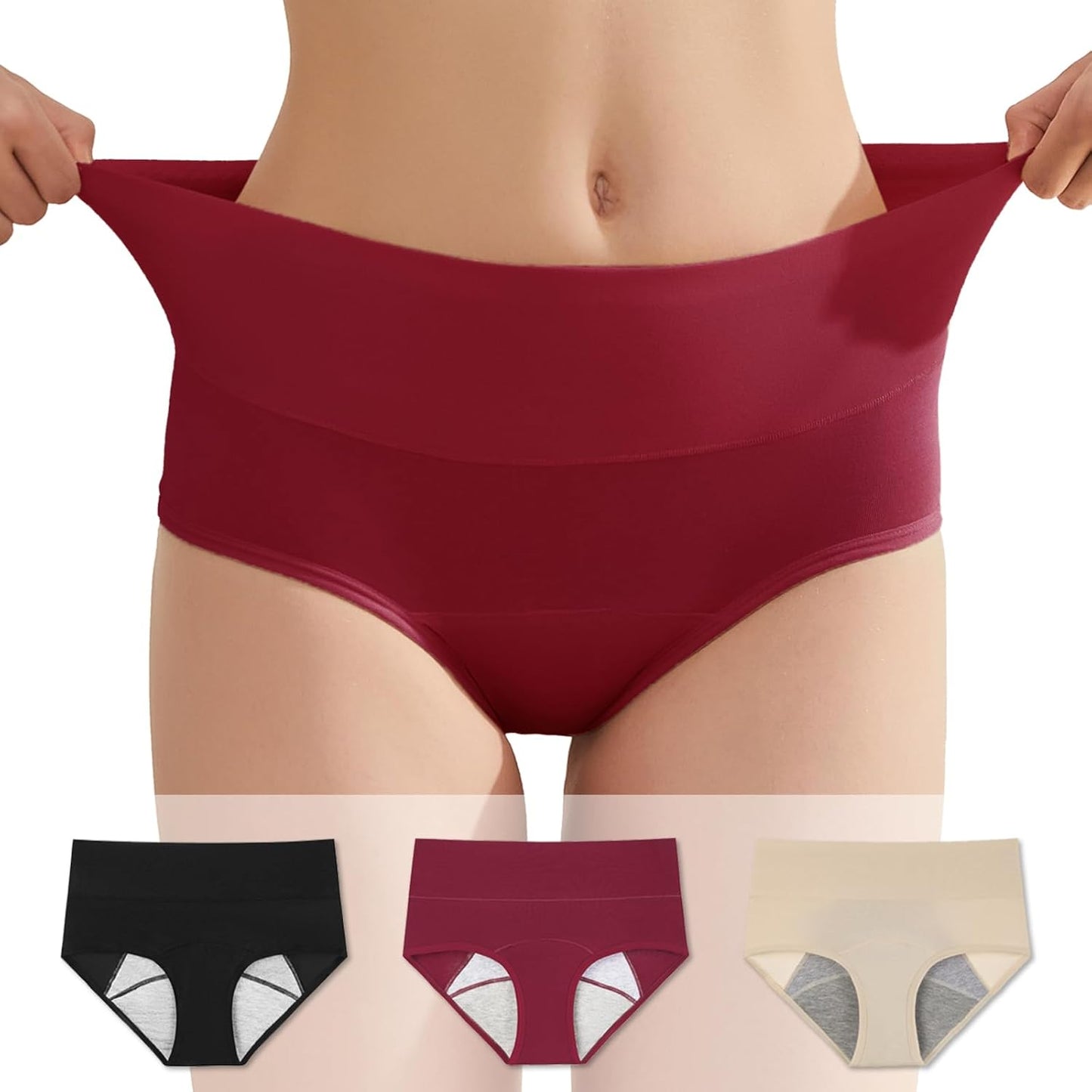 Washable Incontinence and Postpartum Underwear for Women