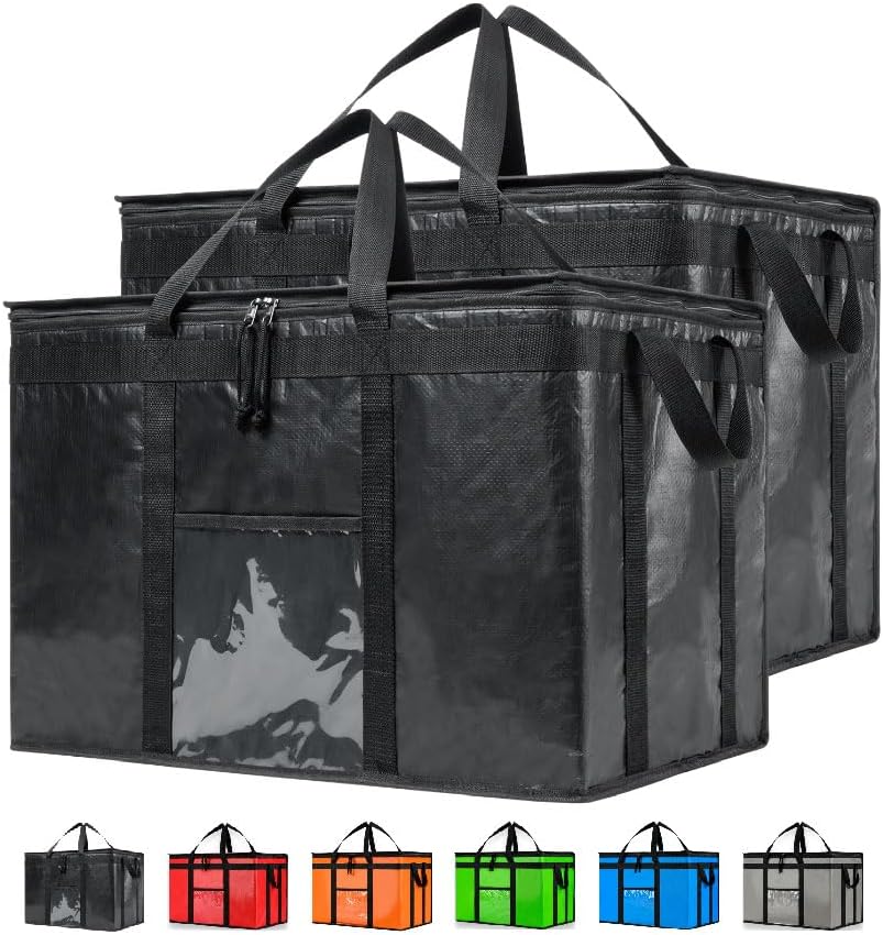 Durable PRO Insulated Cooler Bag for Food Delivery & Grocery