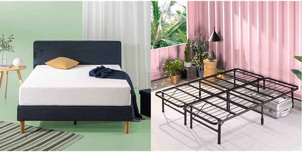 Zinus Cooling Essential Foam Mattress Set for Ultimate Comfort