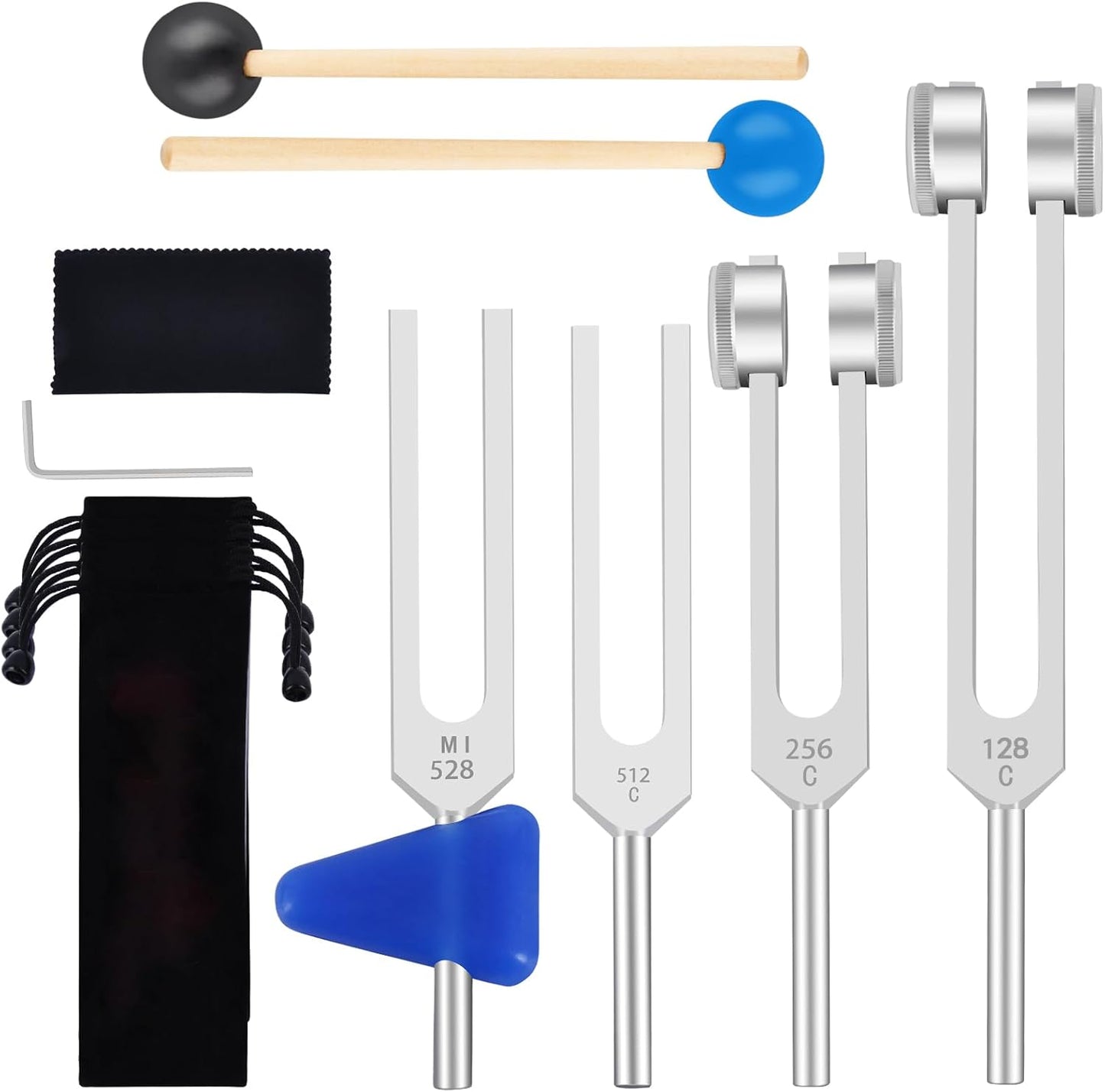 EASTROCK Tuning Fork Set for Music Therapy and Sound Healing