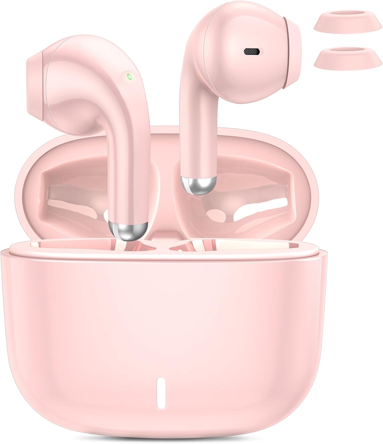 HD Bluetooth Earbuds for iPhone & Android - Noise-Canceling Stereo Sound