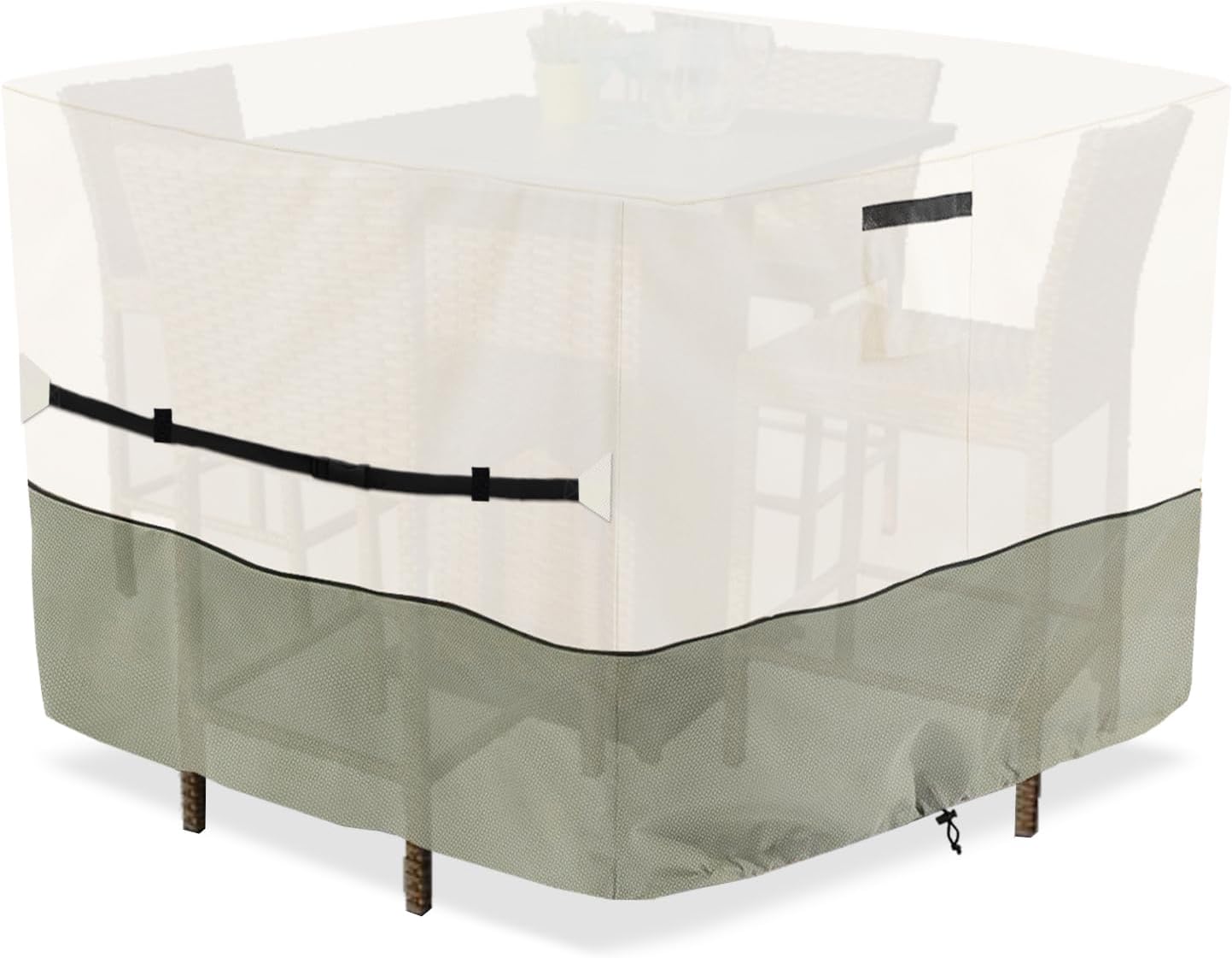 Square Patio Furniture Cover for 5-Piece Bar Height Set