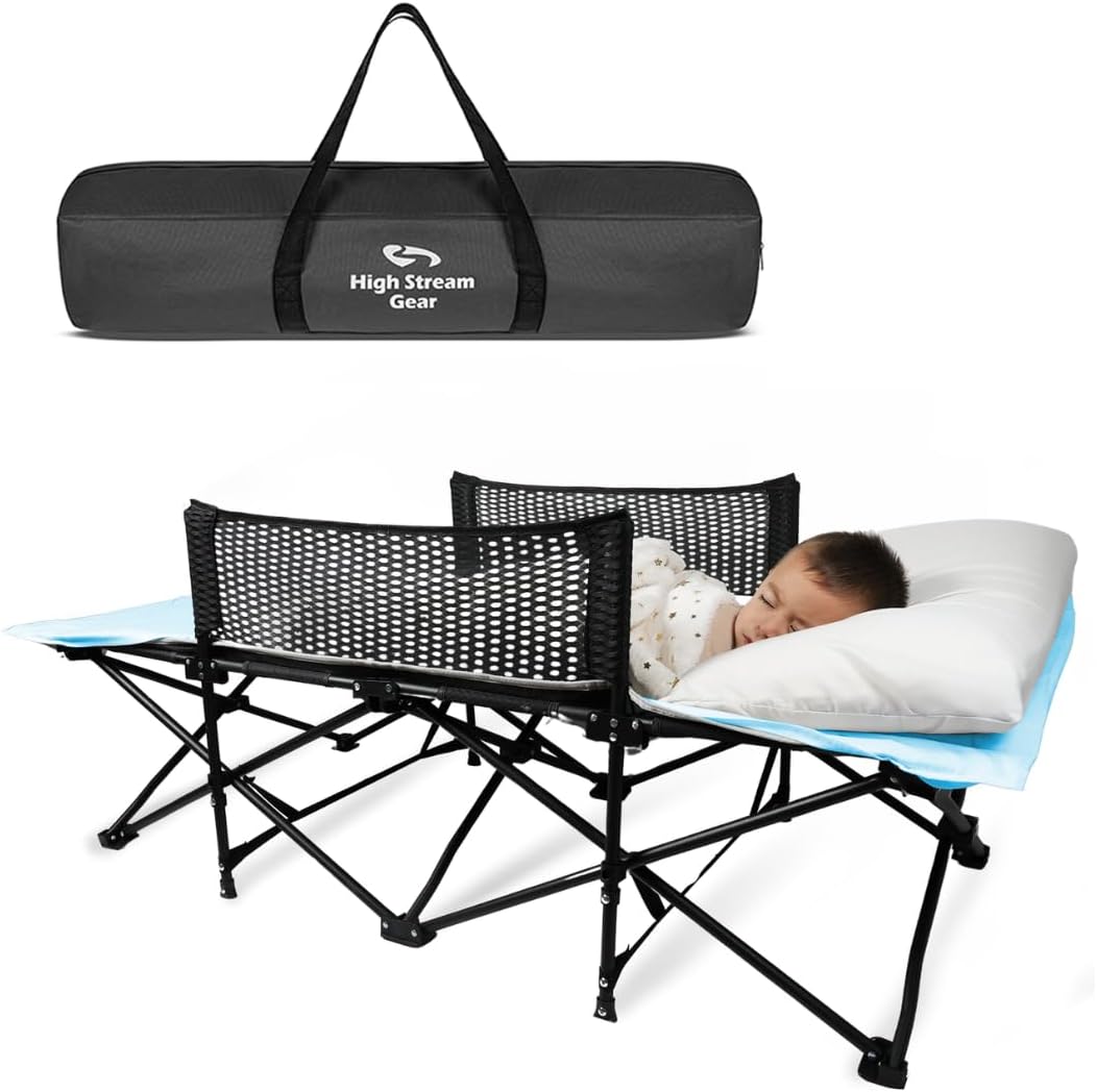 Toddler Cot Bed for Kids: Portable Folding Travel Bed Solution