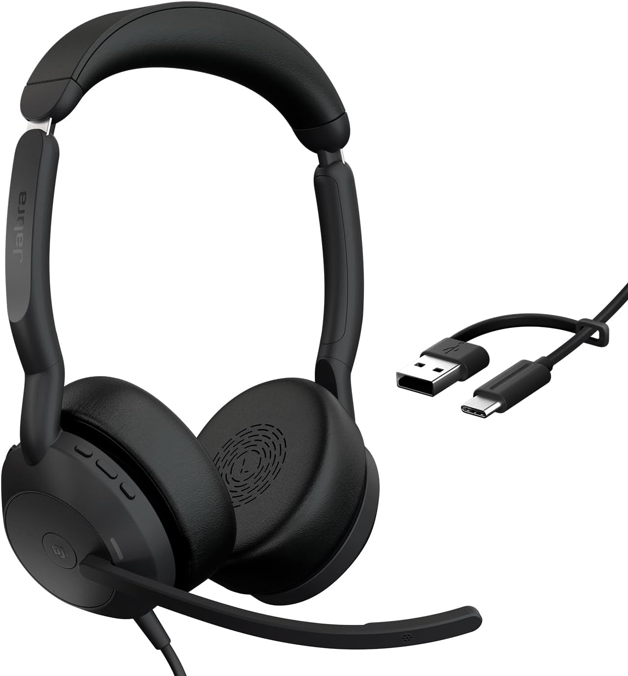 Jabra Evolve2 50 Wired Dual-Ear Headset for Ultimate Comfort