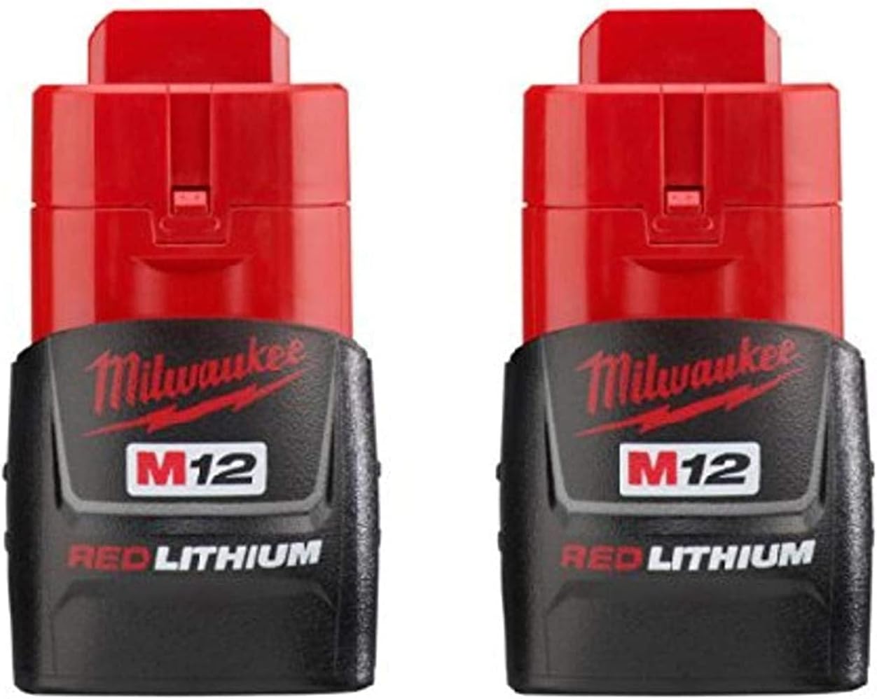 Milwaukee 48-11-2411 M12 Redlithium 2 Pack - Compact Batteries