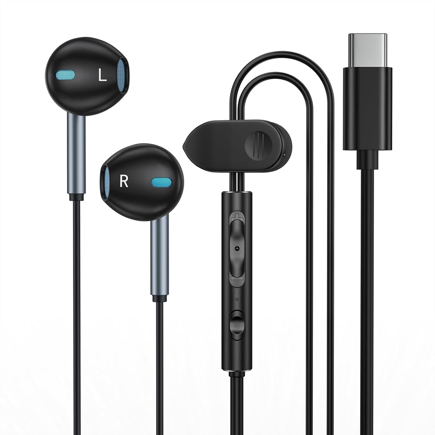 High-Quality USB C Earbuds for Samsung & iPhone - Pukiou