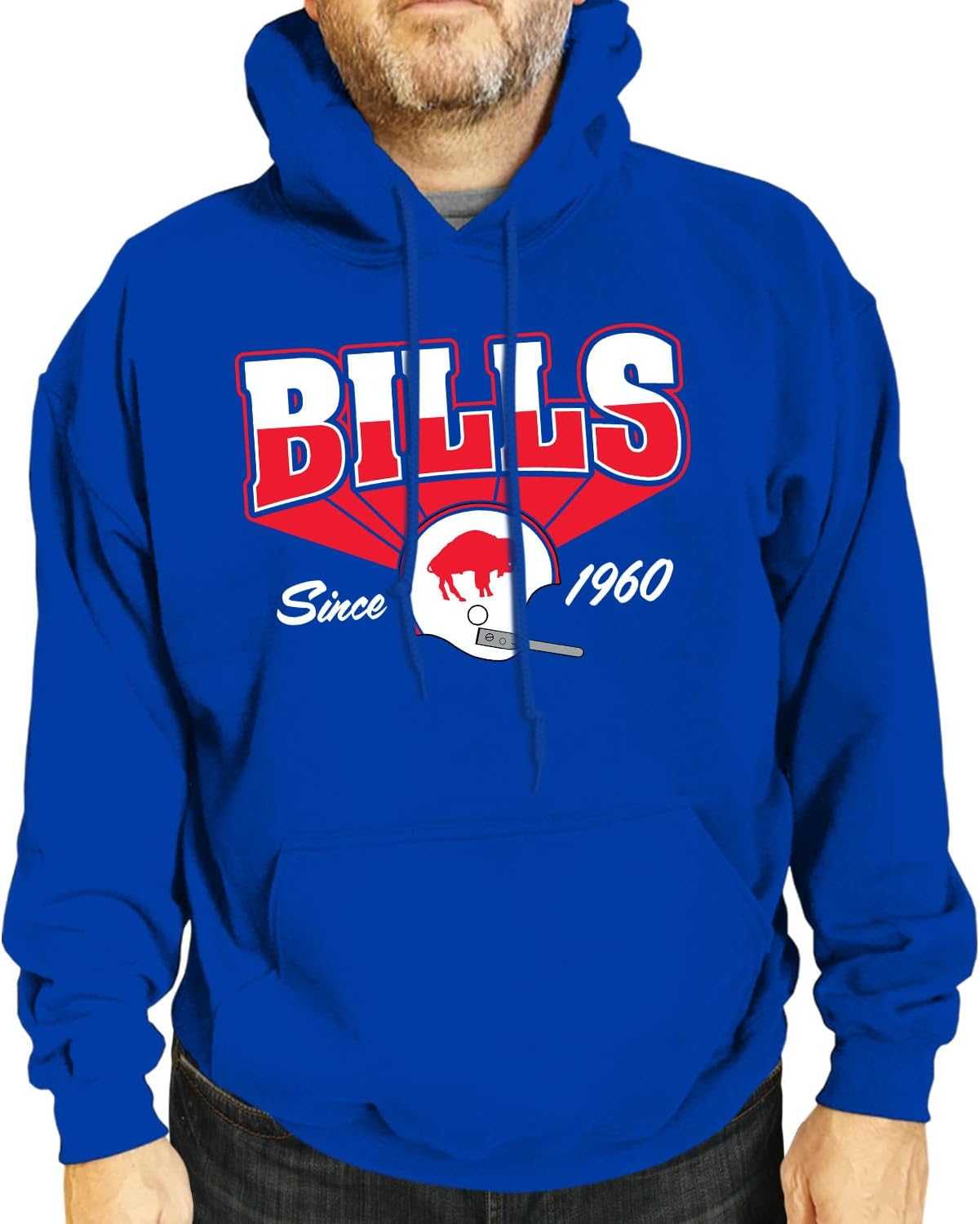 NFL Buffalo Bills Vintage Block Ultra Soft Fleece Hoodie