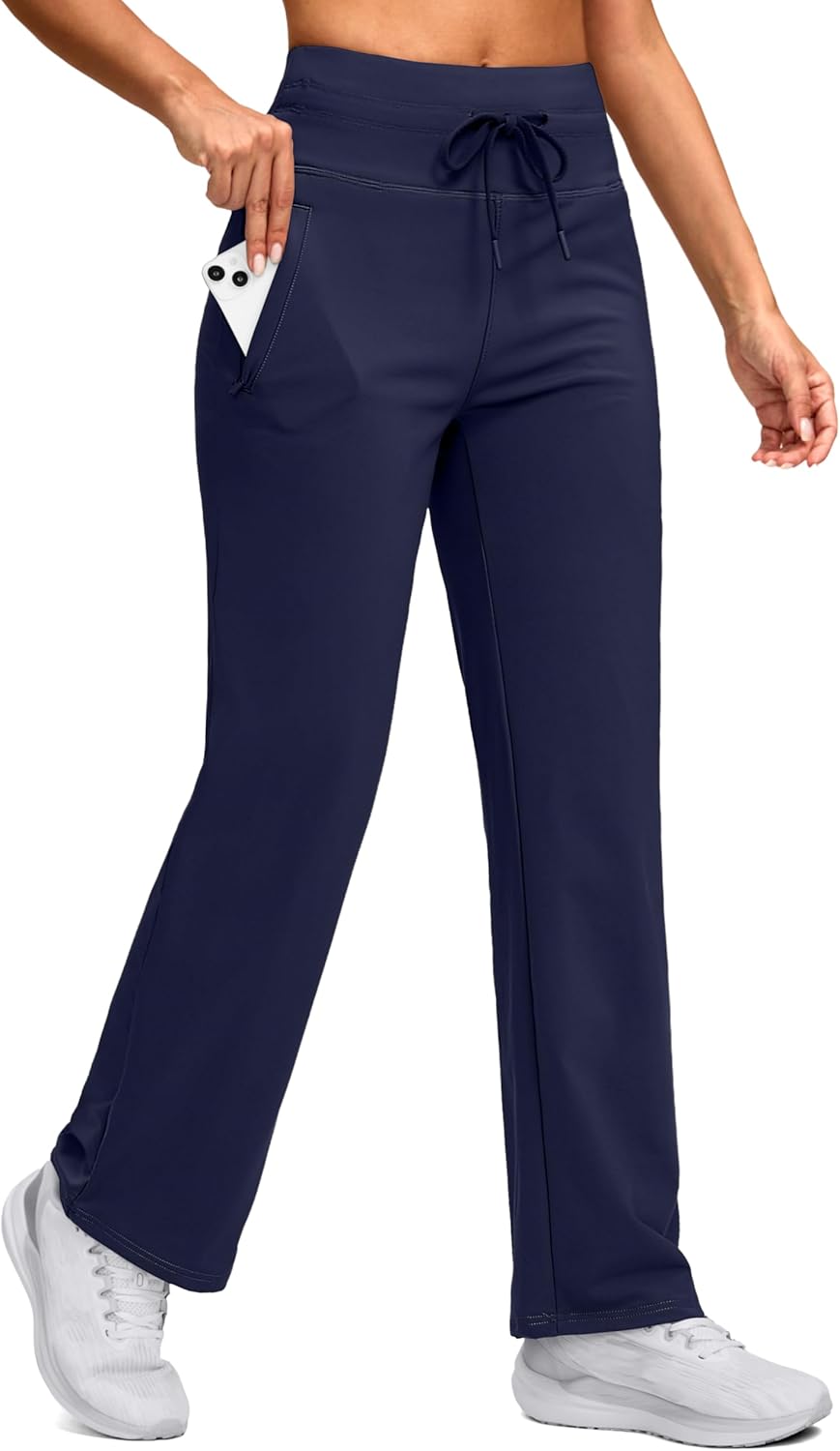 SANTINY Women's Fleece Lined Pants for Winter Activities