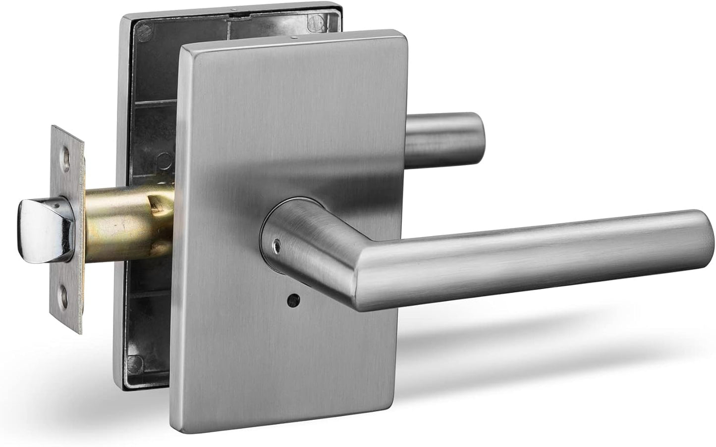Berlin Modisch Privacy Lever Door Handle Set for Bedrooms & Baths