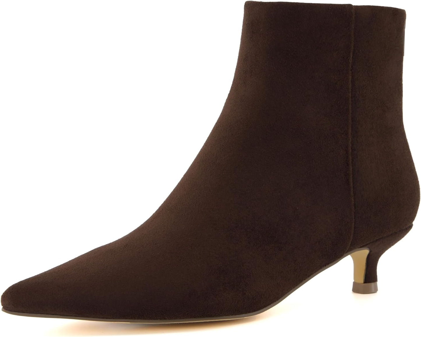 CUSHIONAIRE Women's Barbi Kitten Heel Bootie with Memory Foam