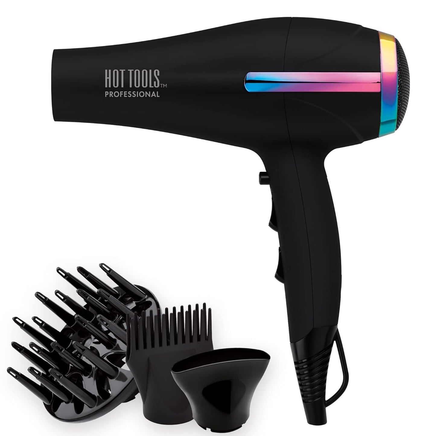 HOT TOOLS Rainbow Turbo Hair Dryer | Frizz-Free Shine