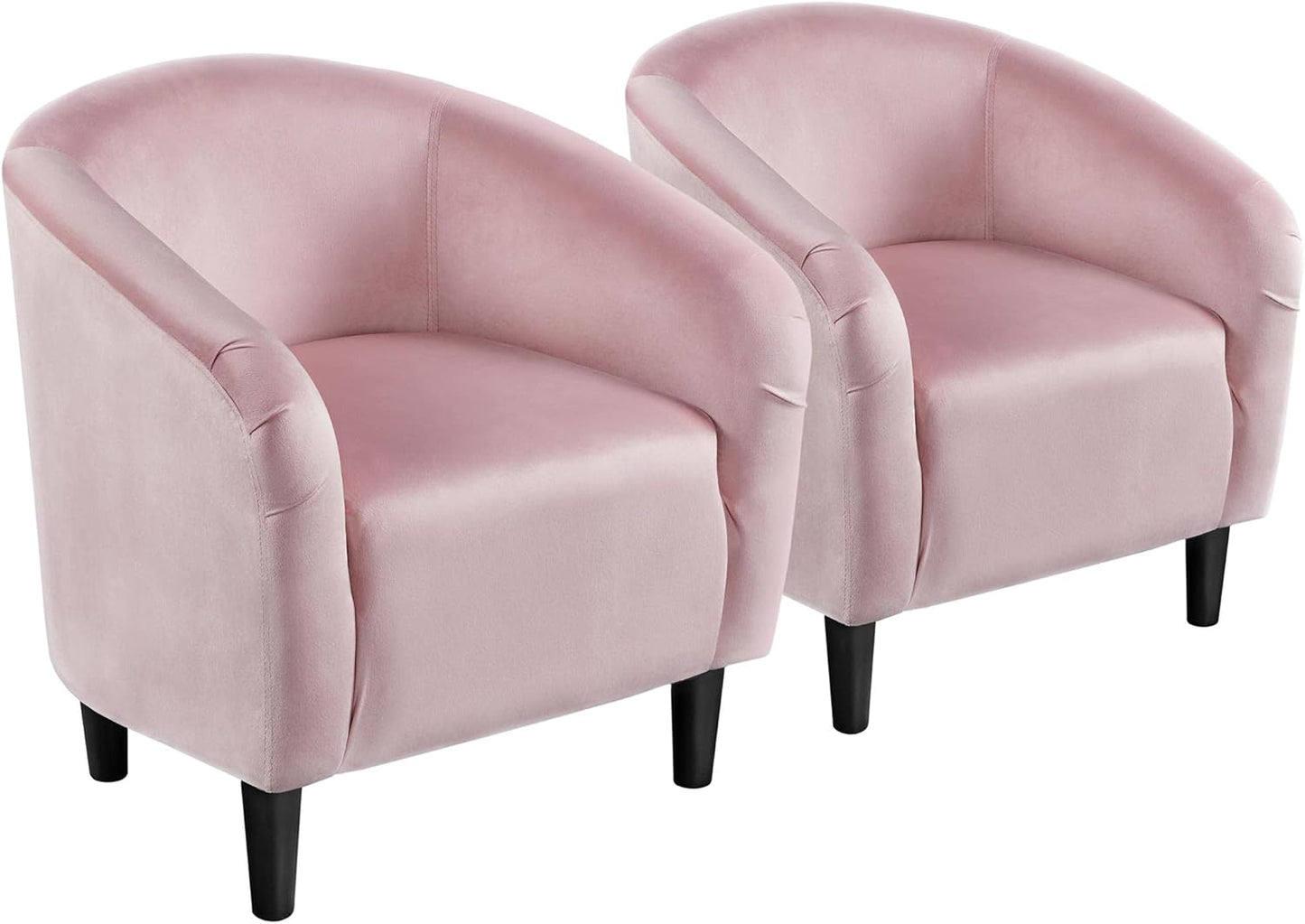 Yaheetech Modern Barrel Accent Chairs for Cozy Living Spaces