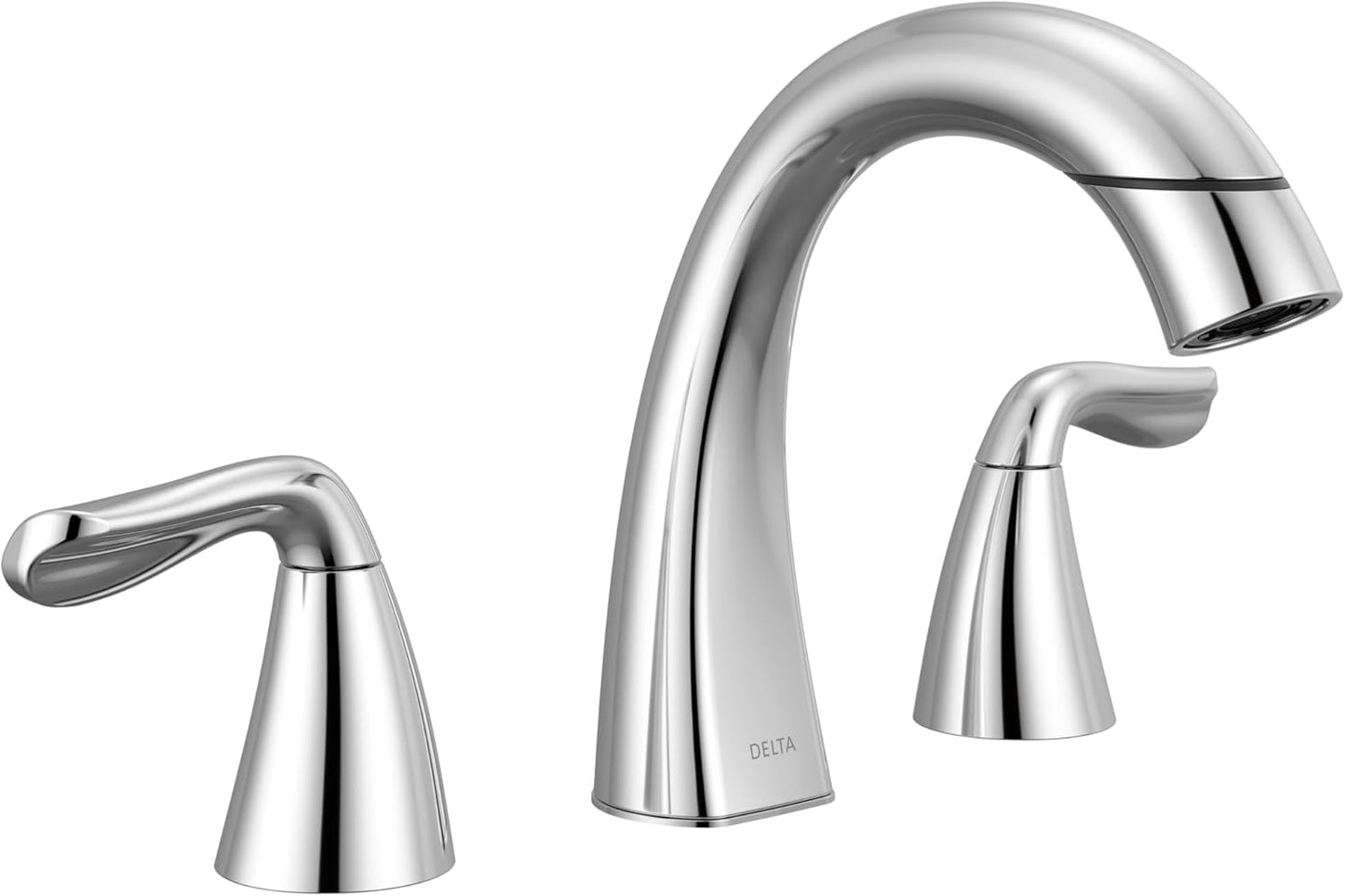 Delta Arvo Chrome Bathroom Faucet with Pull Down Sprayer