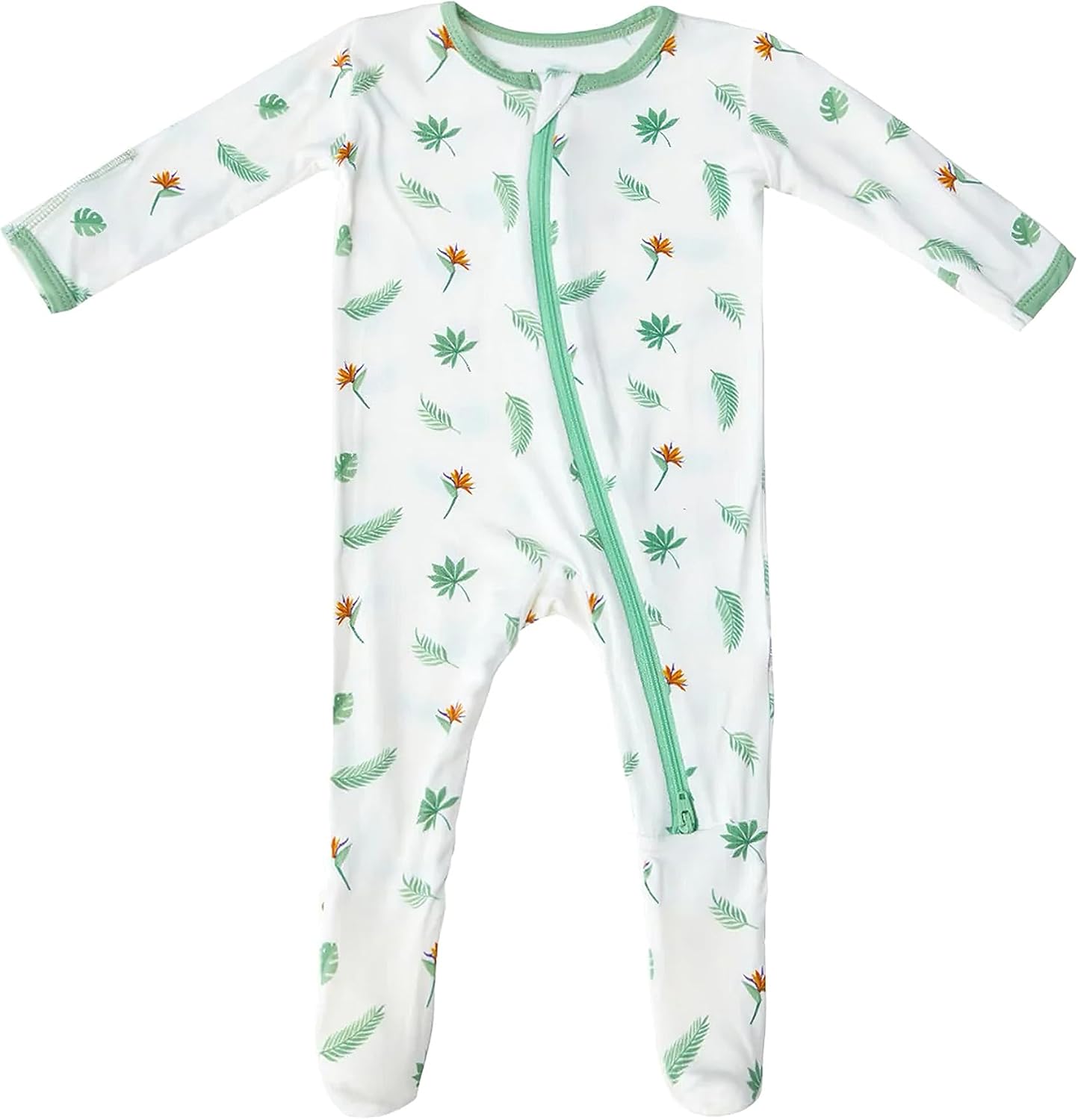 Bamboo Little Soft Baby Footie Pajamas for Newborns and Toddlers