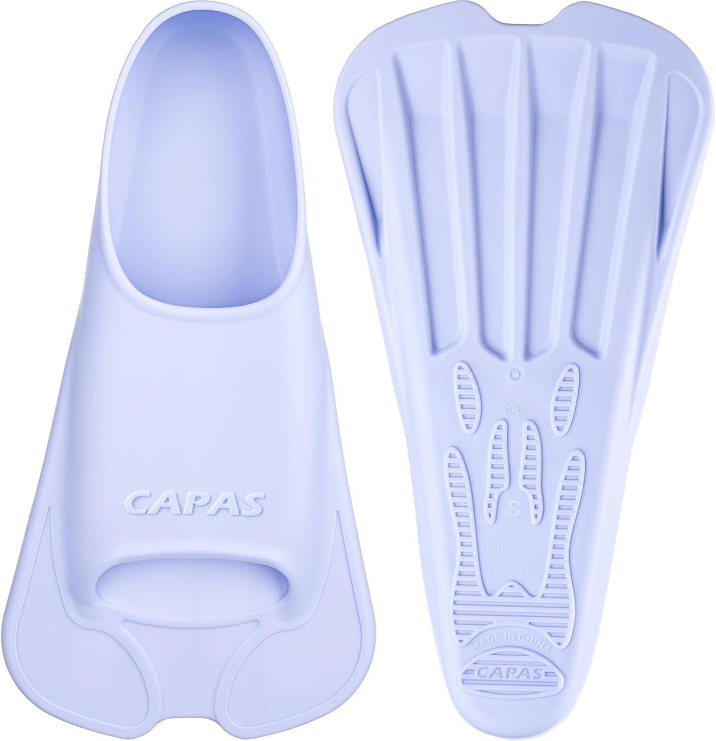 CAPAS Swim Training Fins for Comfortable Lap Swimming and Strength