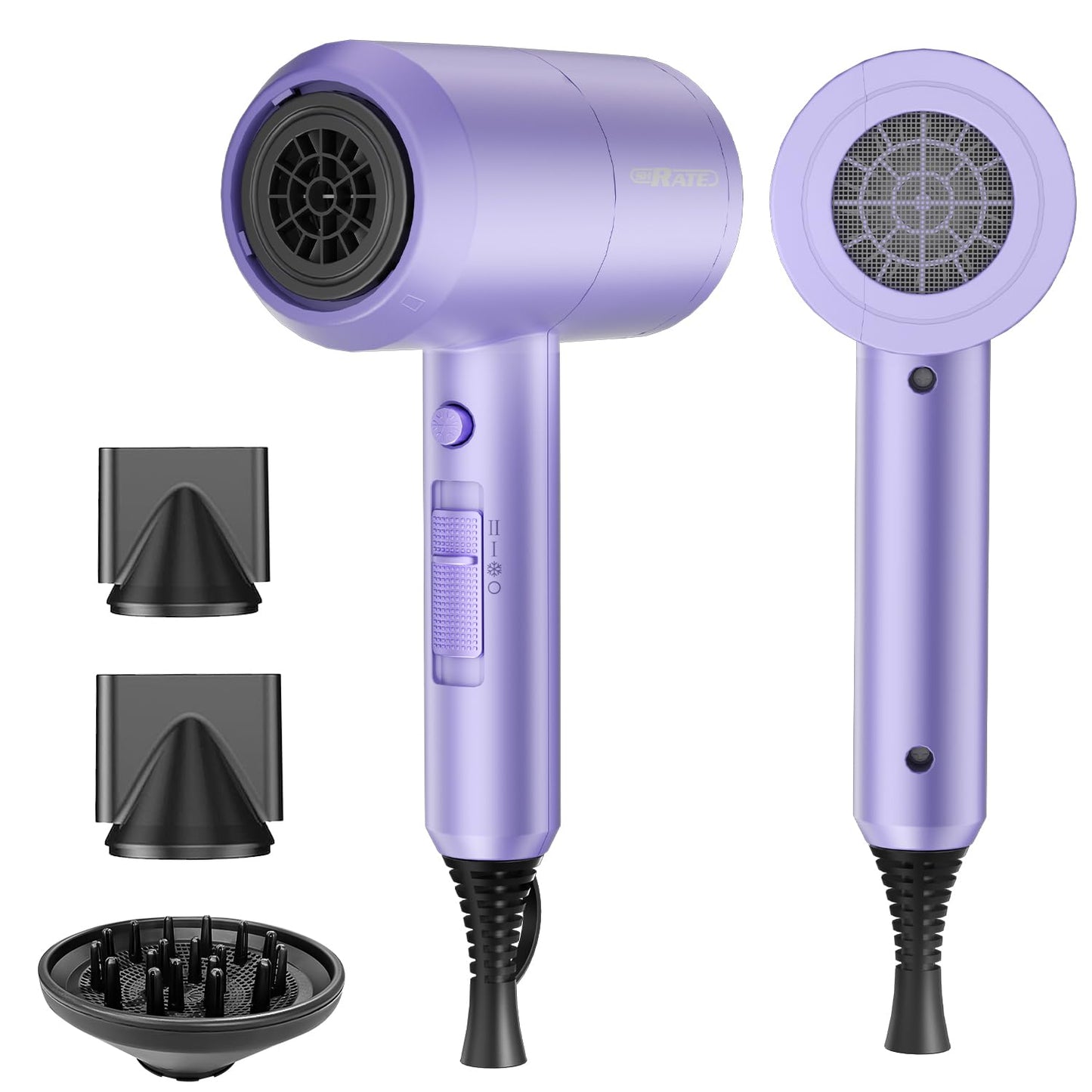SHRATE Lightweight Ionic Hair Dryer for Fast Drying and Travel