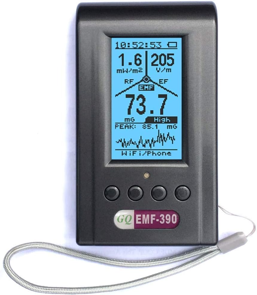 Advanced GQ EMF-390 Multi-Field EMF Meter for Radiation Detection