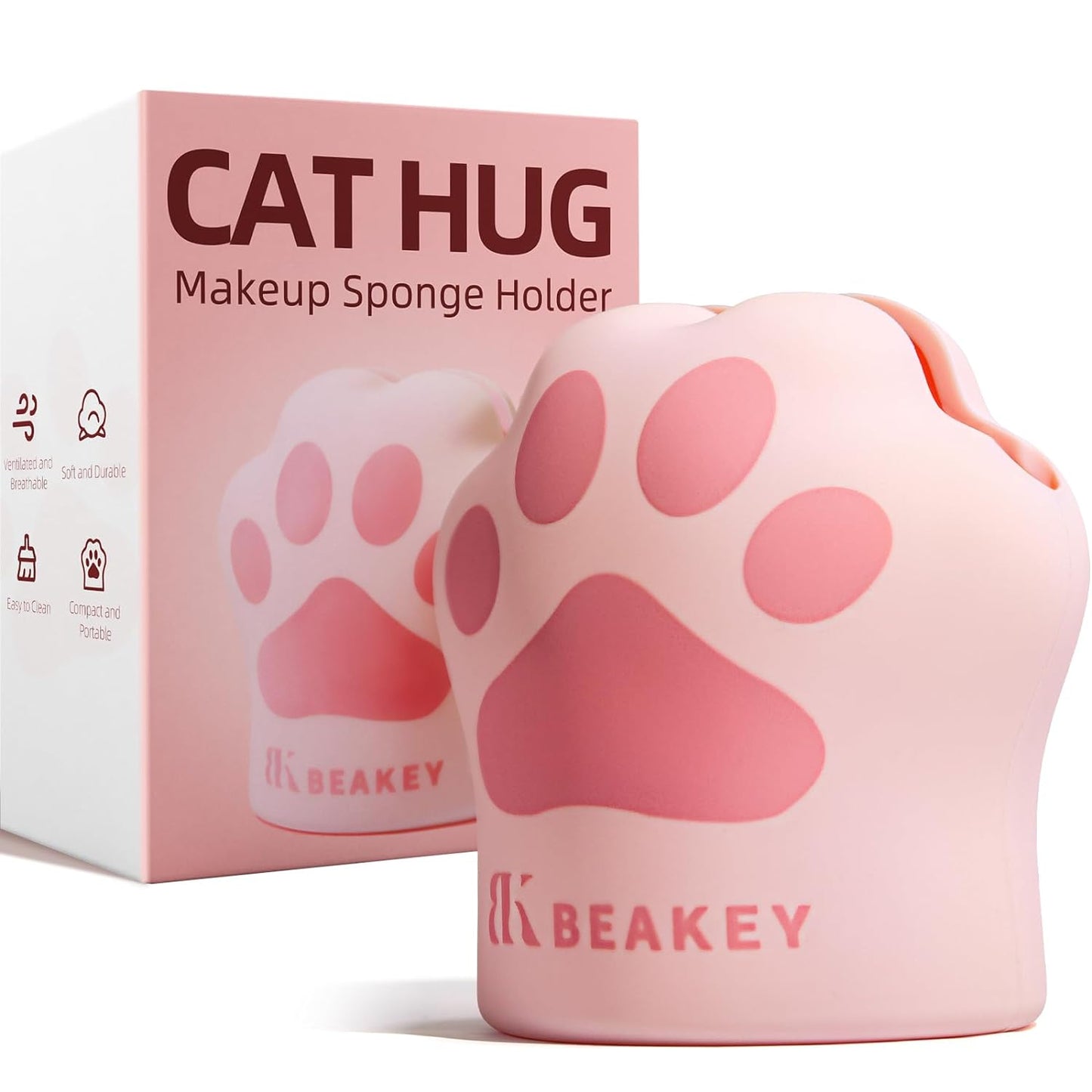 BEAKEY Cat Hug Sponge Holder - Quick Drying Design