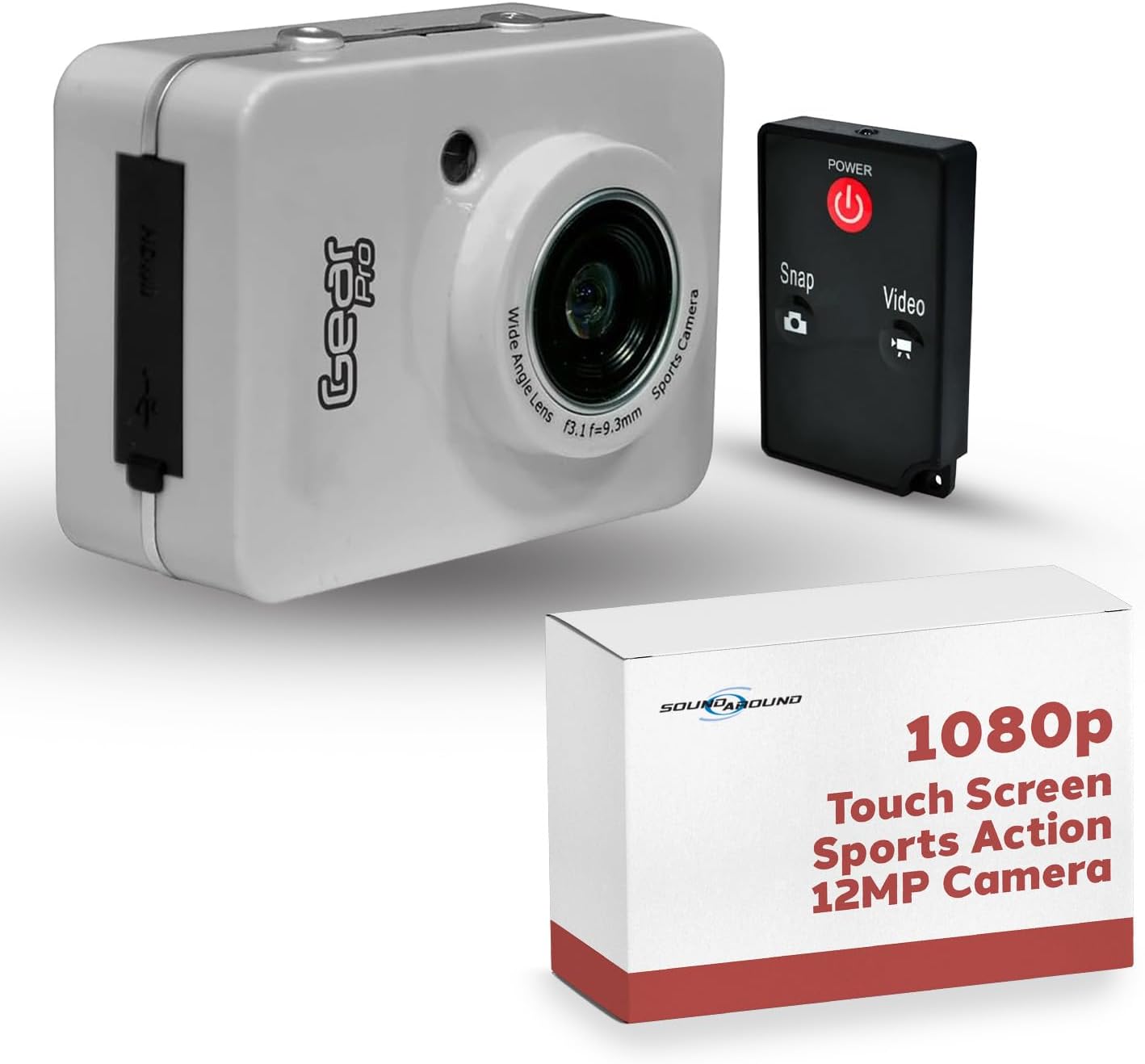 Full HD Waterproof Action Cam - Remote Control, Touch Screen
