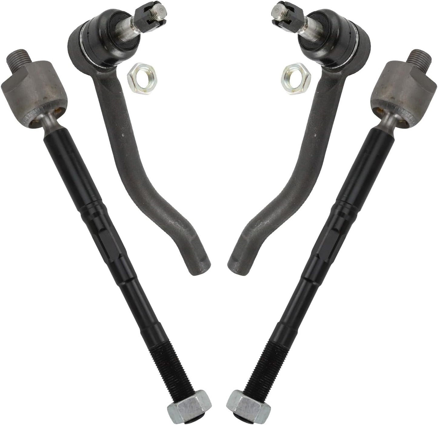 TRQ Front Tie Rod Set for 2015-2022 Nissan Murano - Quality Parts