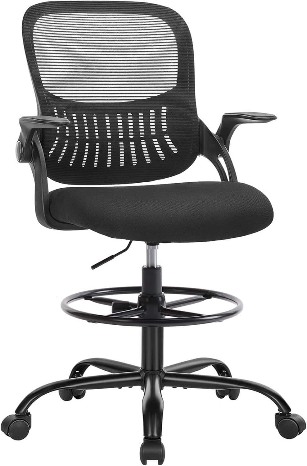 Height-Adjustable Drafting Chair Swivel Office Chair