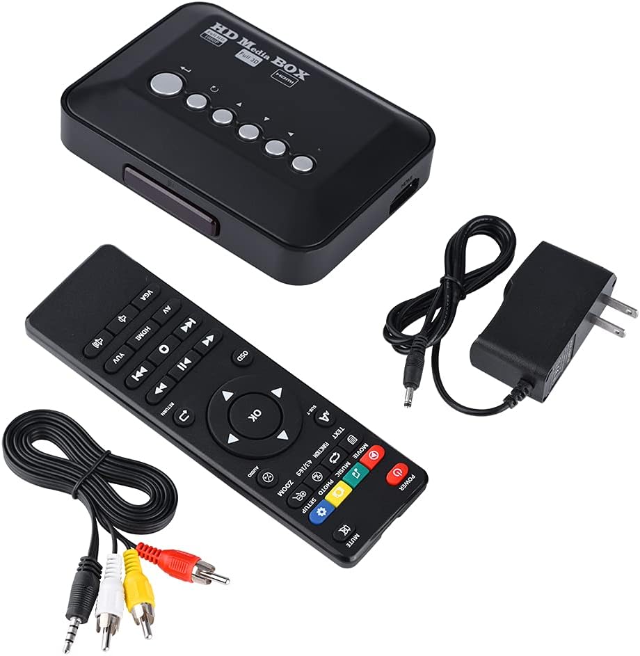 HD Media Player: Stream 1080P Videos with USB & SD Card Support