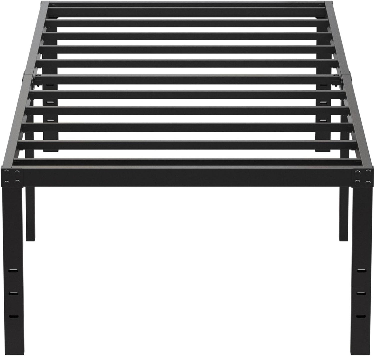 Sturdy 20 Inch Twin Bed Frame with Large Storage Space