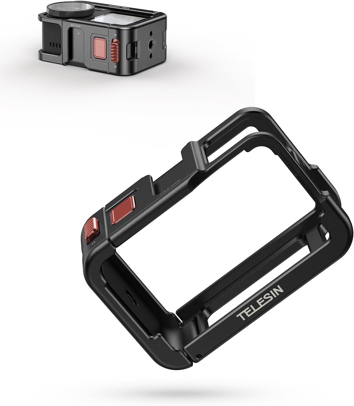 Ultra-Light Camera Cage for DJI Action 5 Pro - 54g Protection