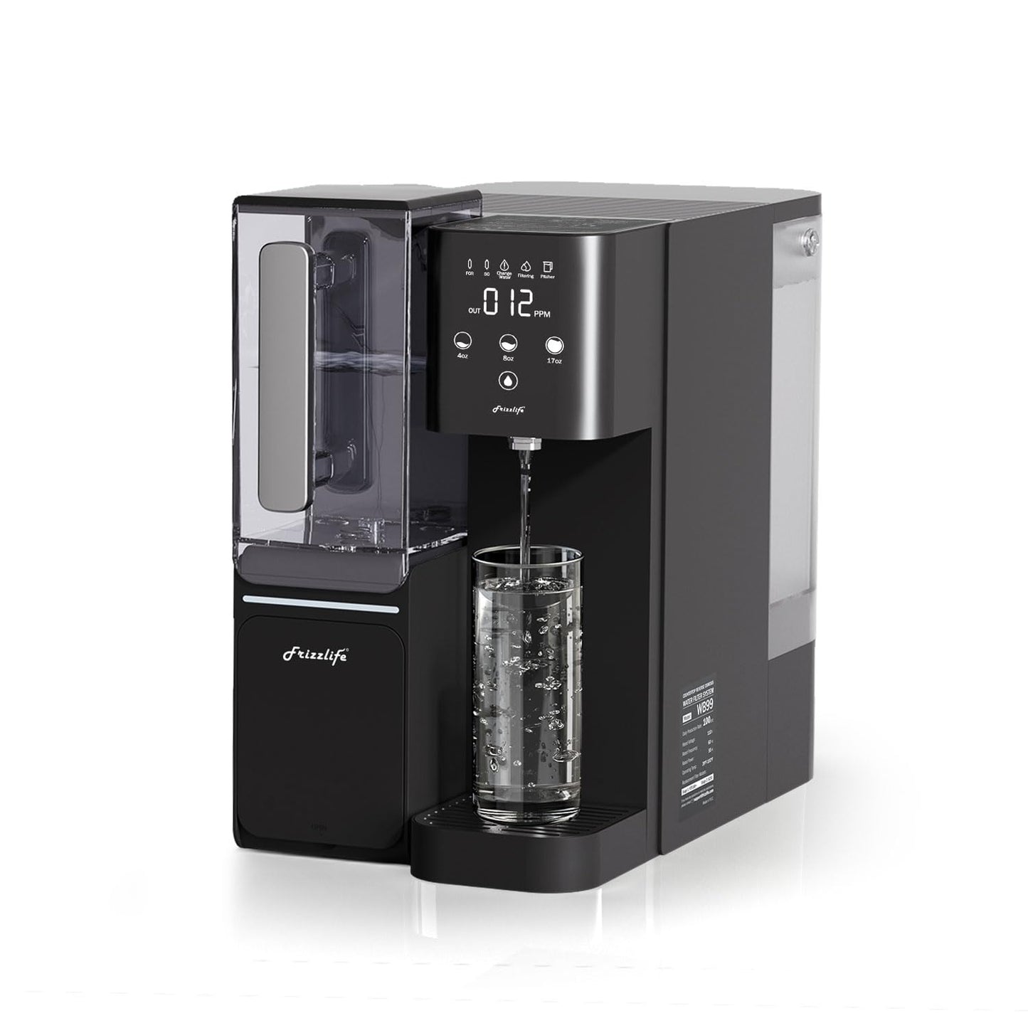 Frizzlife Countertop Reverse Osmosis System for Pure Water