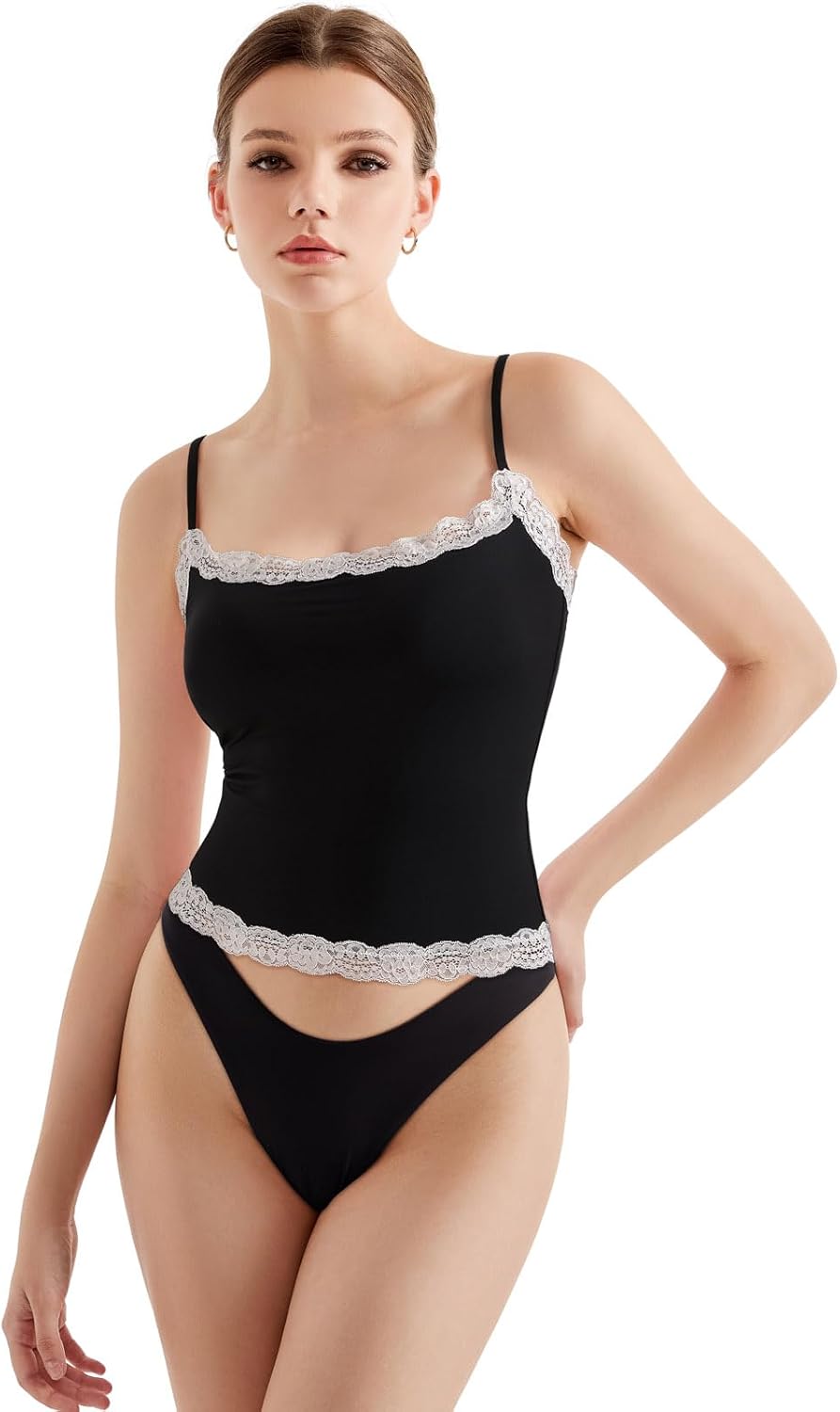 SUUKSESS Women Lace Double Lined Camisole Top for Stylish Outings
