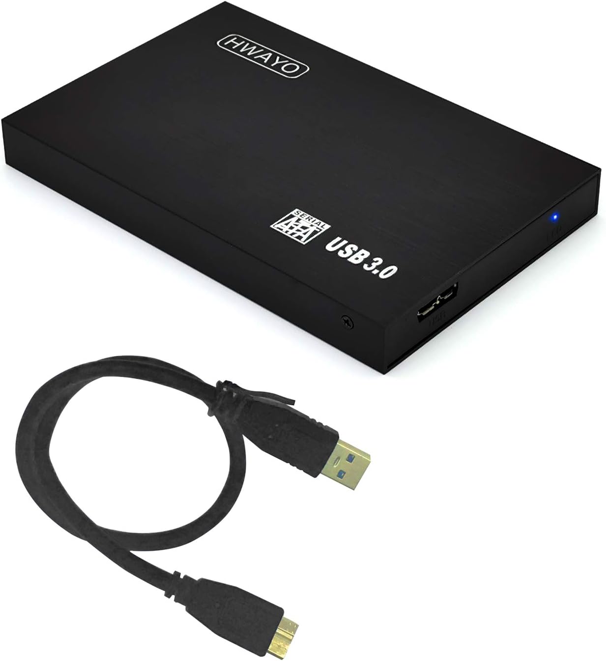 1TB Ultra Slim Portable External Hard Drive for Fast Storage