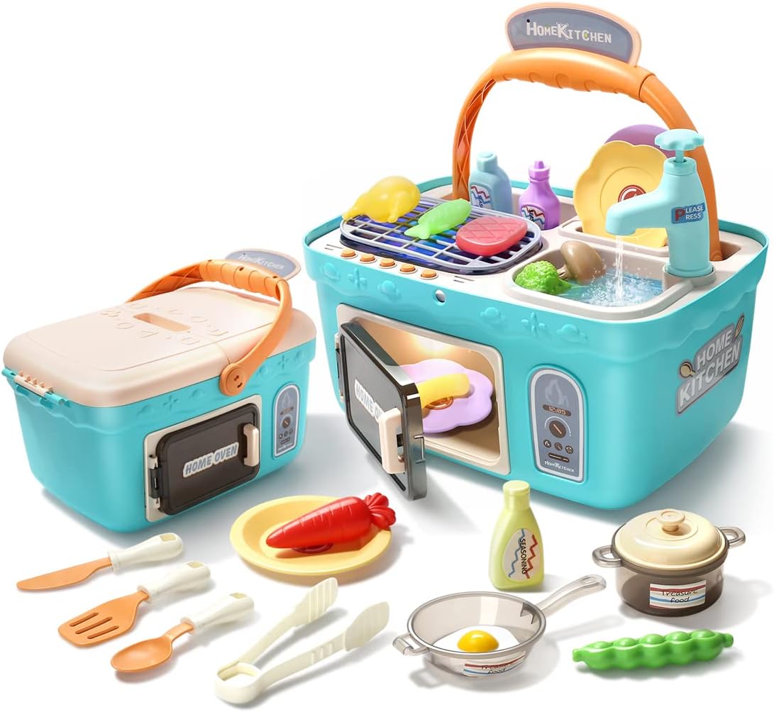 Cute Stone Kids Picnic Playset with Lights & Music