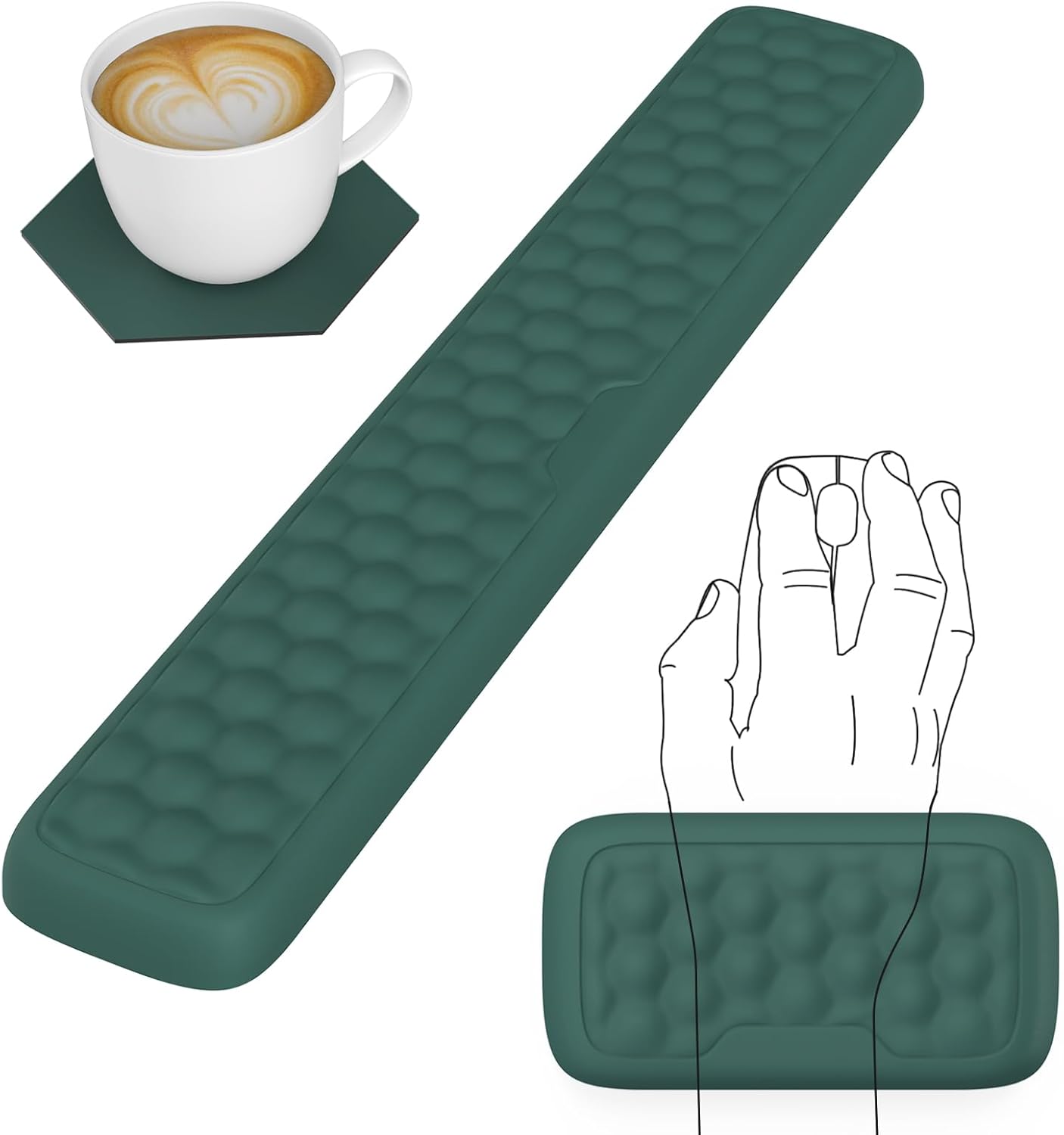 iCasso Ergonomic Wrist Rest: Pain-Relief Typing