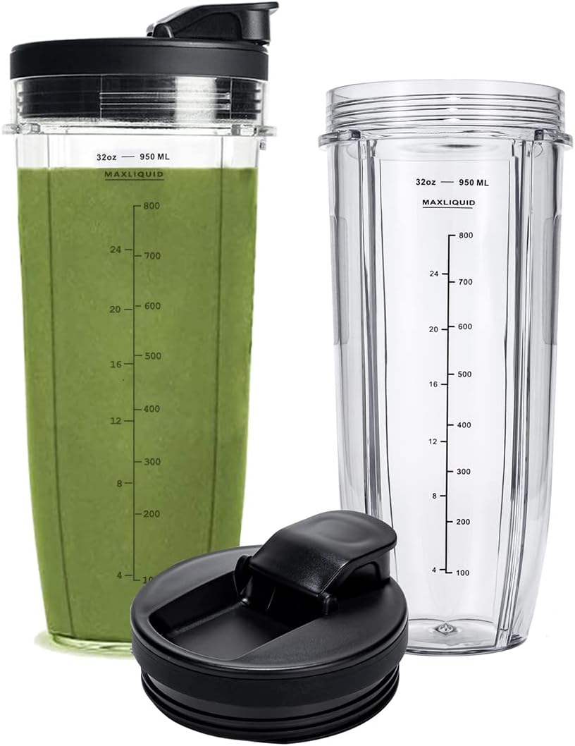 Ninja Blender Cups - Sip & Seal Convenience