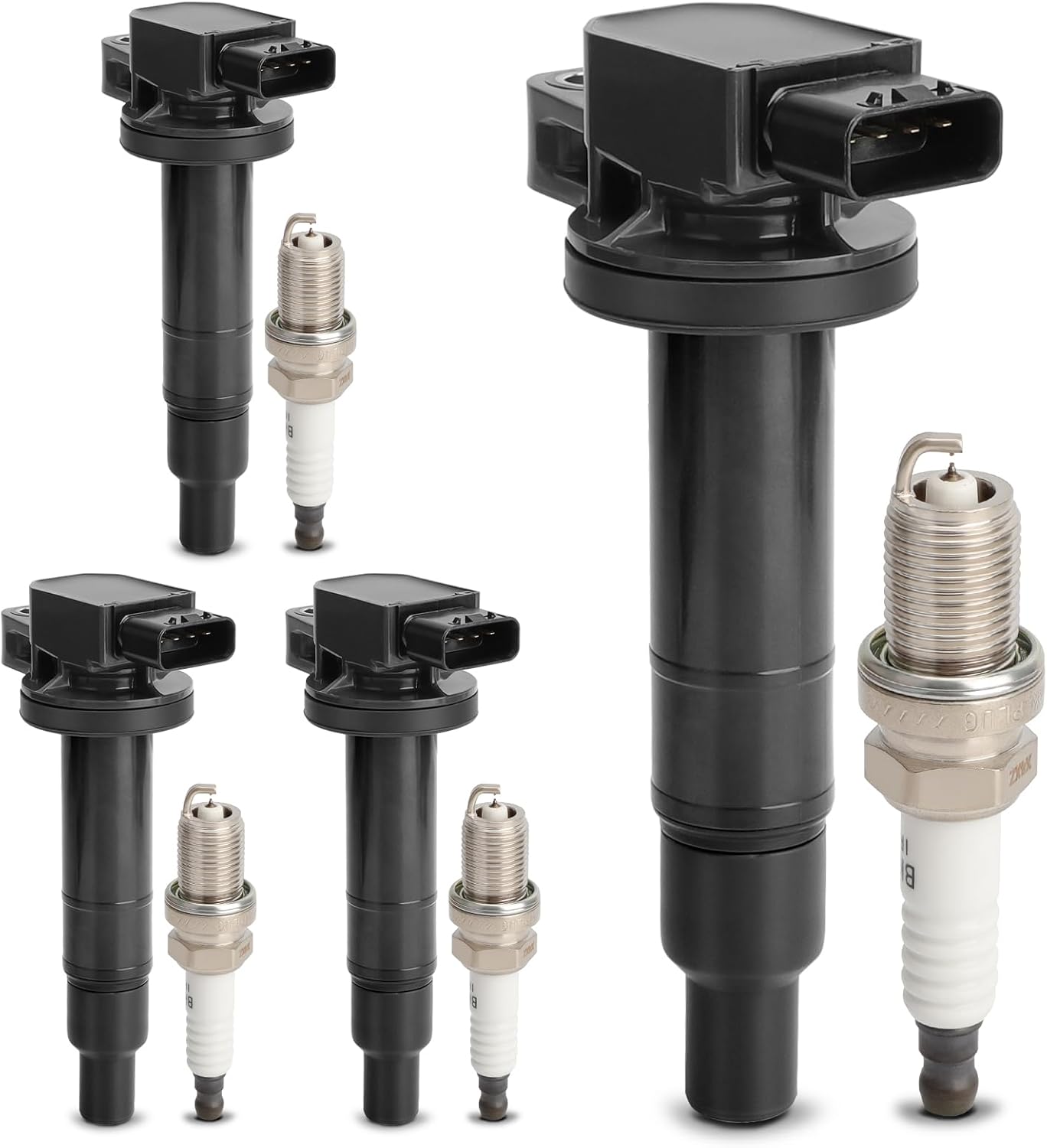 UF316 Ignition Coil Pack & Double Iridium Spark Plugs Set