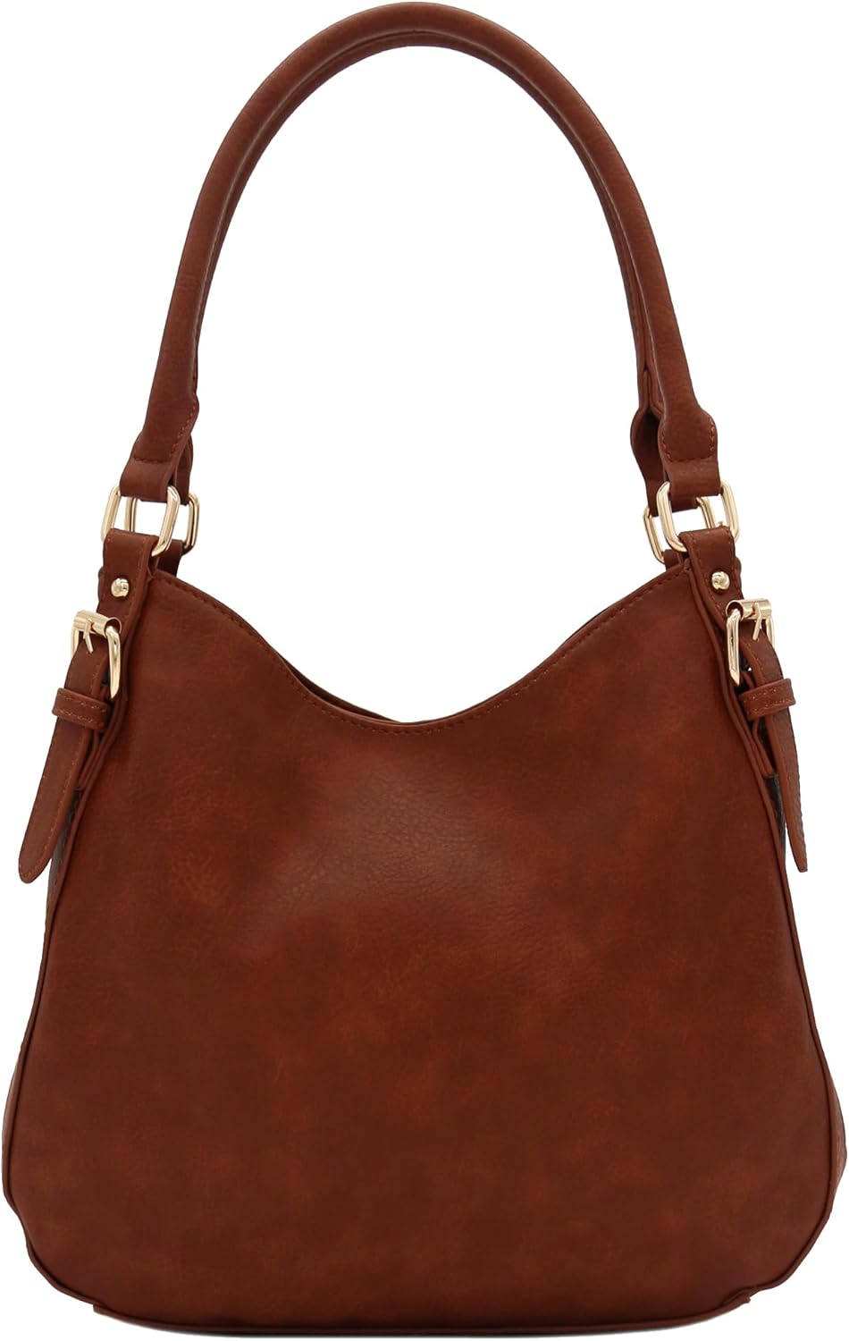 Lightweight 3 Compartment Faux Leather Medium Hobo Bag Review