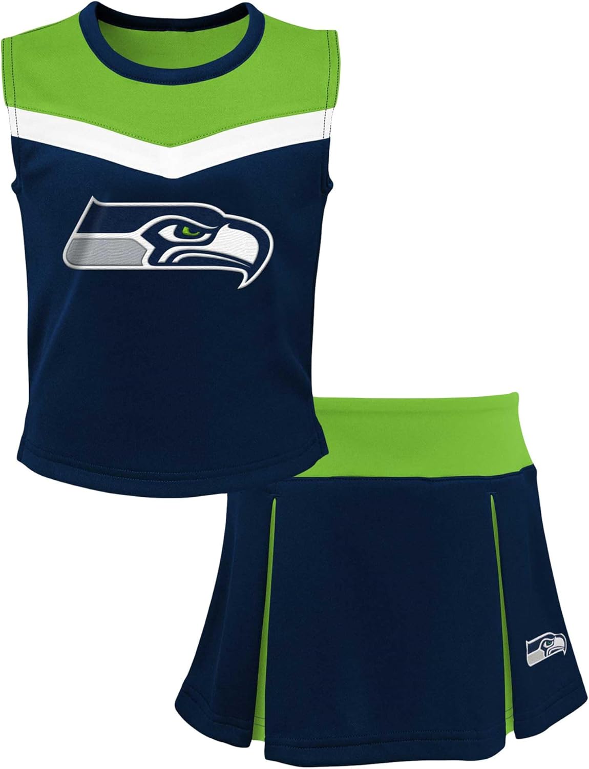 Girls Youth NFL Spirit Two-Piece Cheerleader Set for Fun