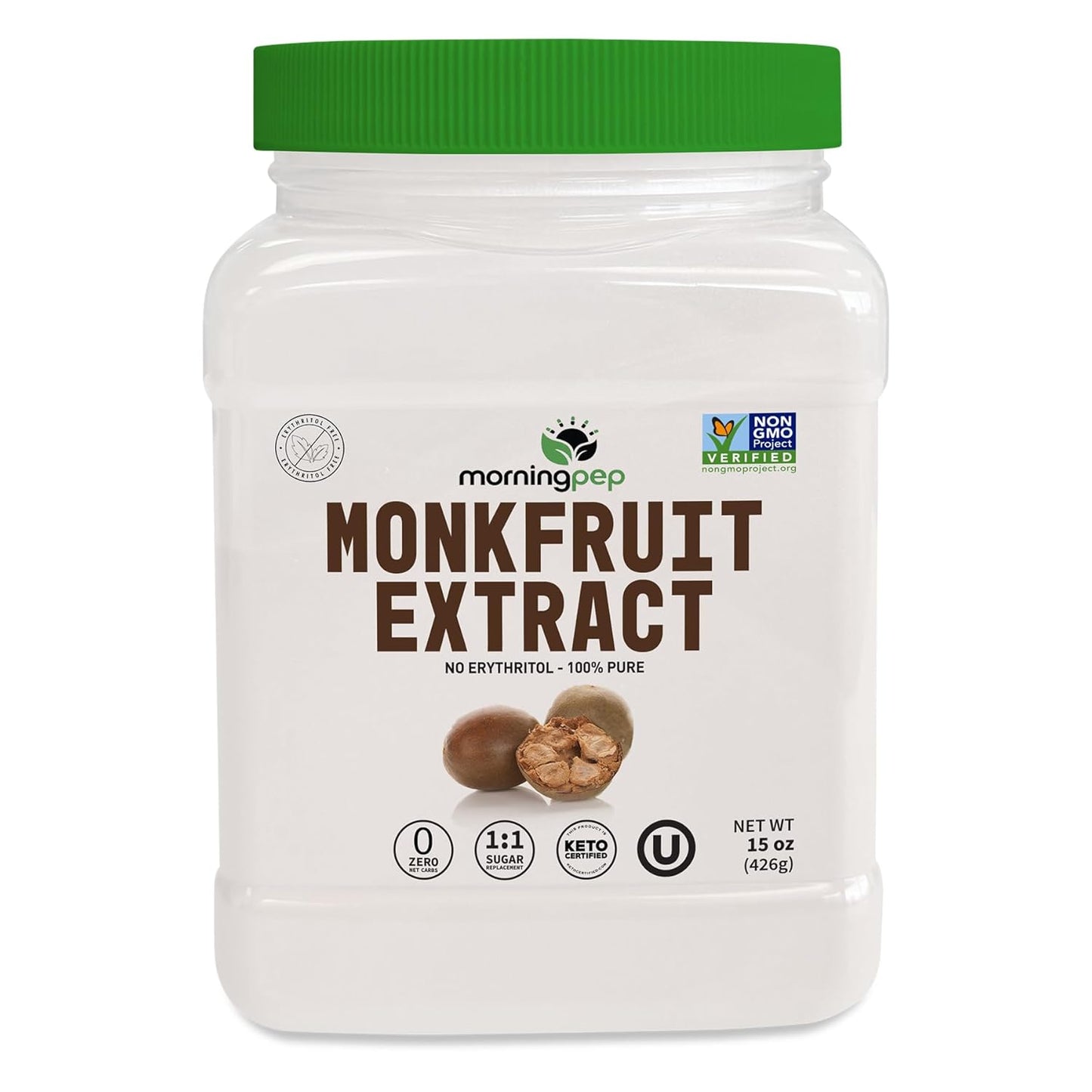 Morning Pep 100% Pure Monk Fruit Extract Sweetener Review