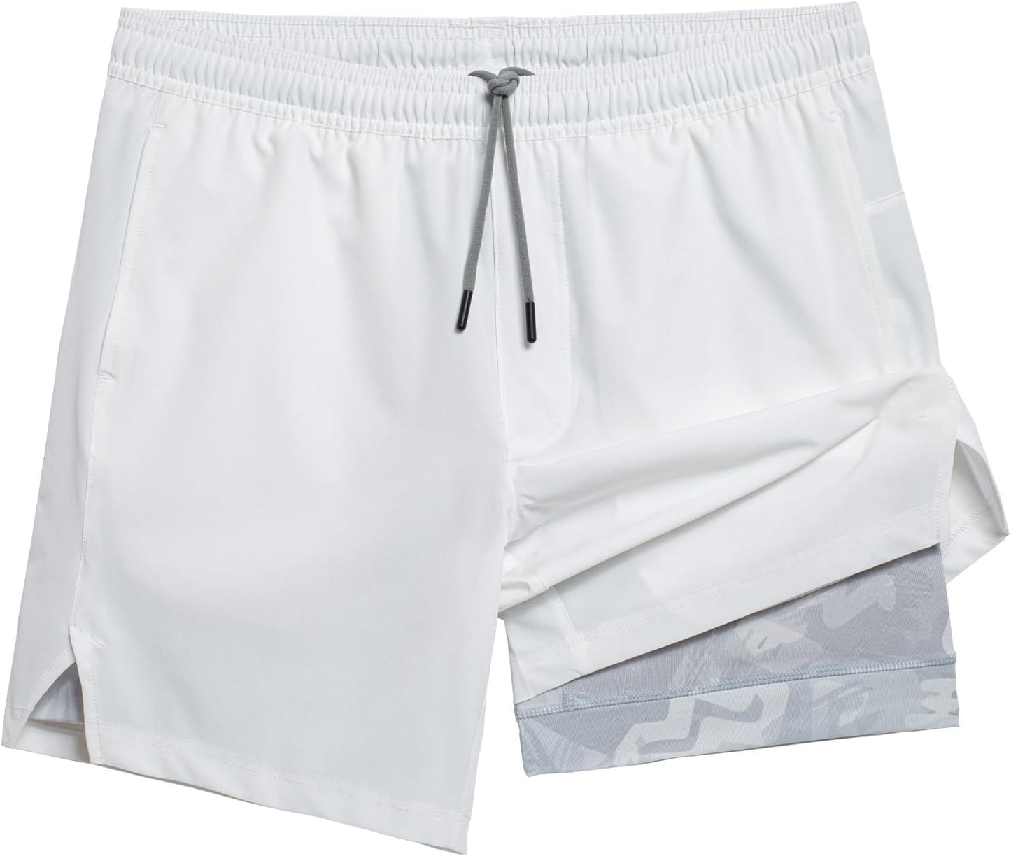 maamgic Gym Shorts for Men 7 inch Inseam Quick Dry Athletic