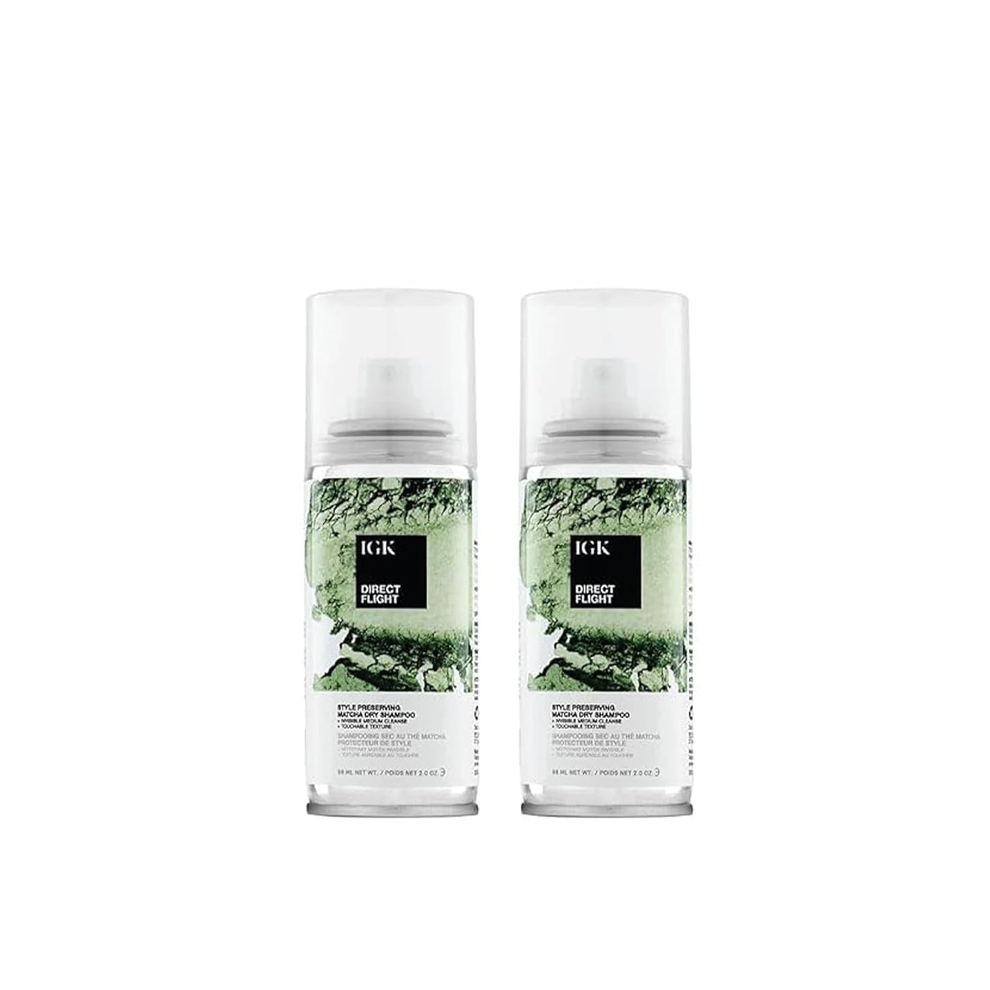 IGK Direct Flight Matcha Dry Shampoo Travel Size for Refreshing Hair