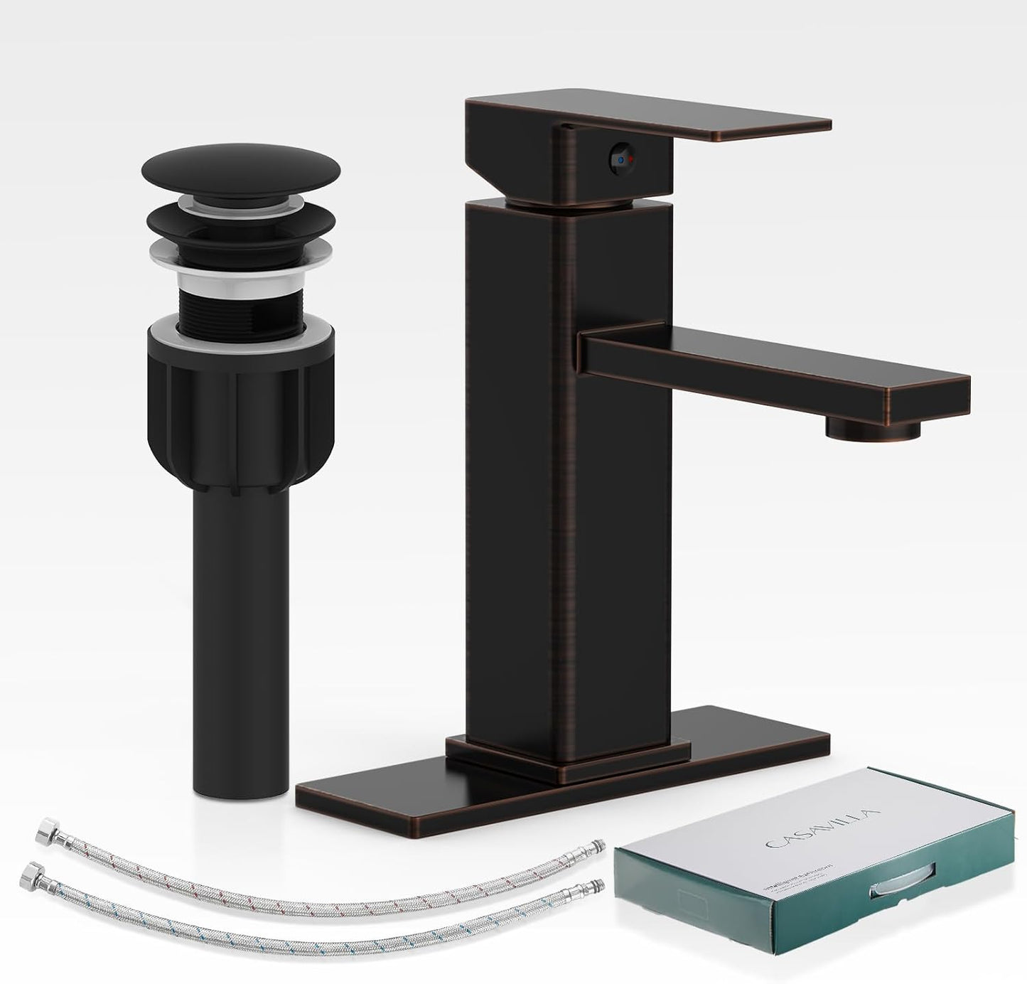 Bathroom Sink Faucet in Oil Rubbed Bronze for Modern Farmhouse