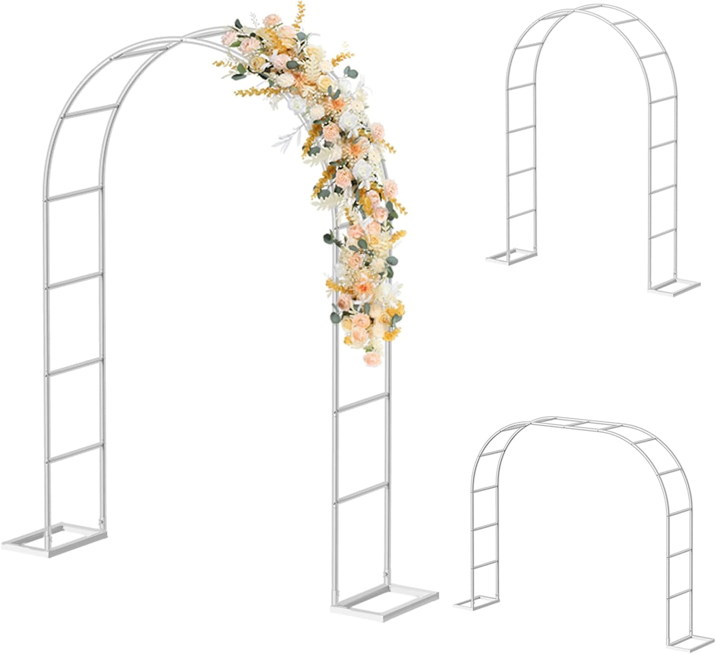 HEOMU Garden Arch Trellis for Climbing Plants and Events