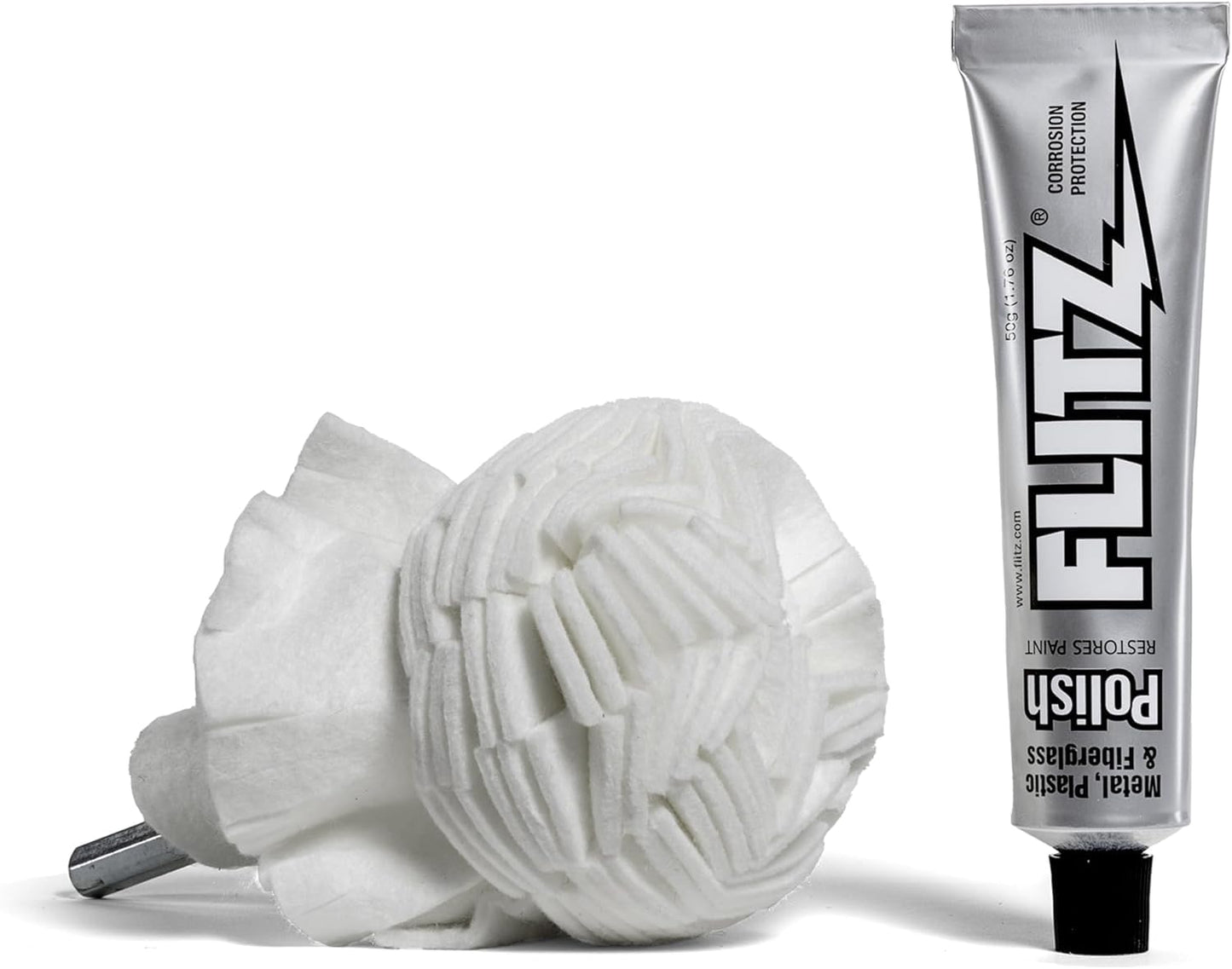 Flitz Buff Ball & Polish Paste - Ultimate Drill Polisher