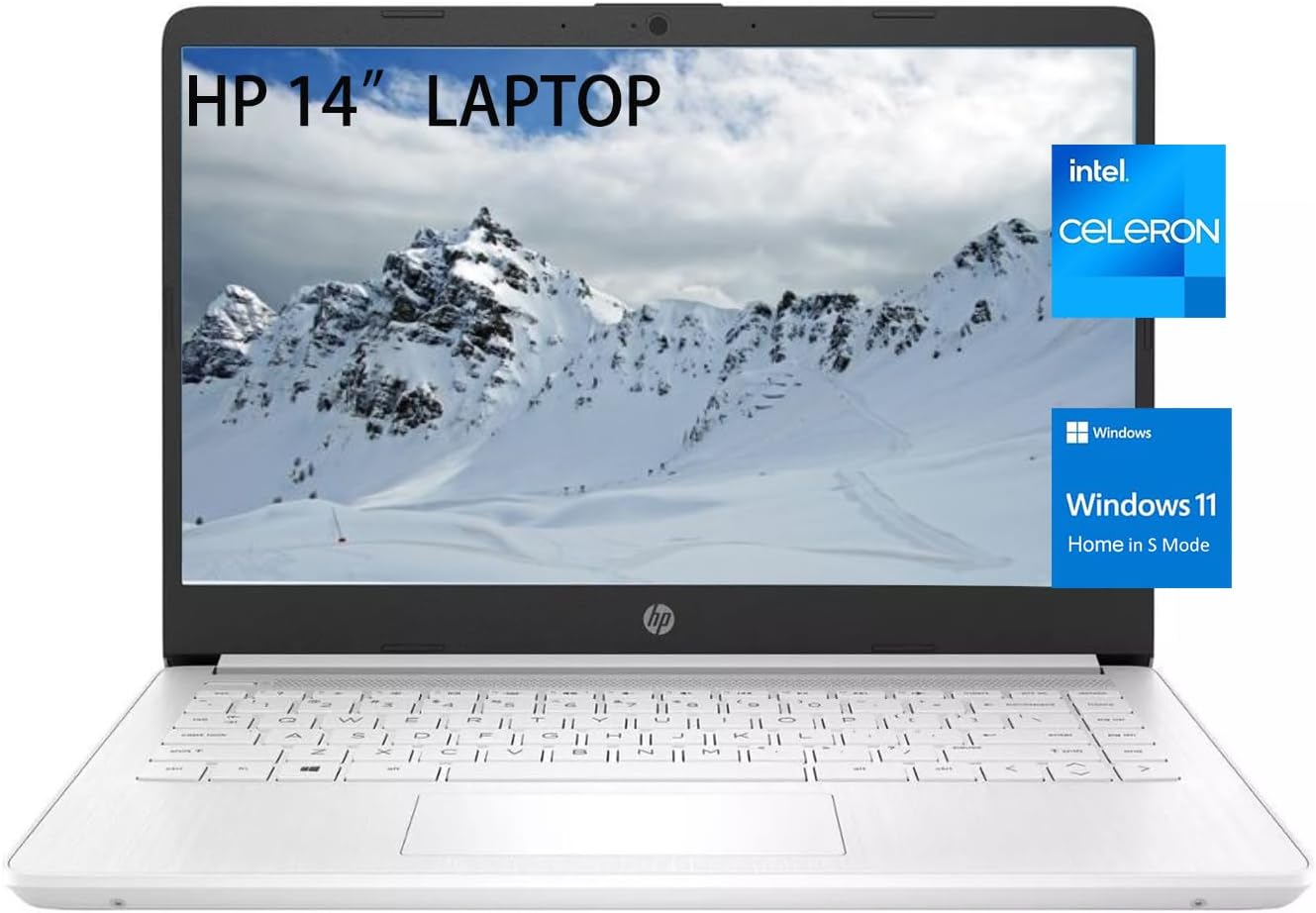 HP Stream 14 Inch Laptop for Students with Long Battery Life