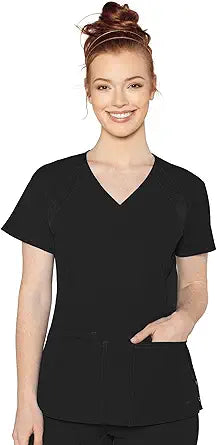 Med Couture Peaches Women's Raglan Top for Comfort and Style
