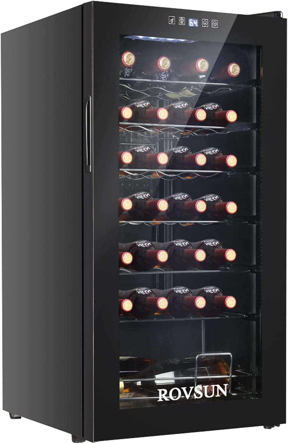 ROVSUN 28 Bottle Wine Fridge with Digital Temperature Control