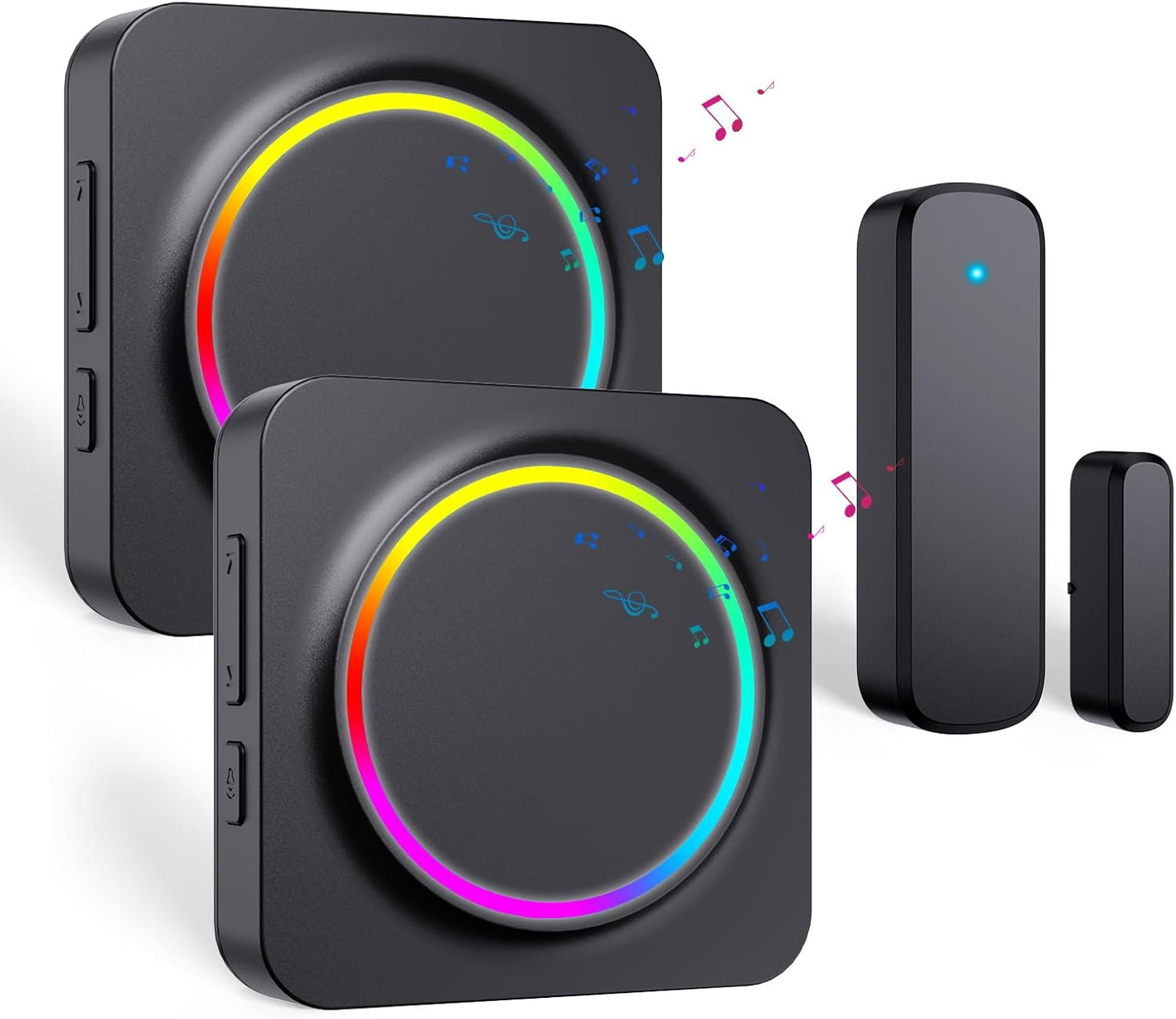 BITIWEND Door Sensor Chime: 600 FT Range, 32 Chimes, 5 Volume Levels