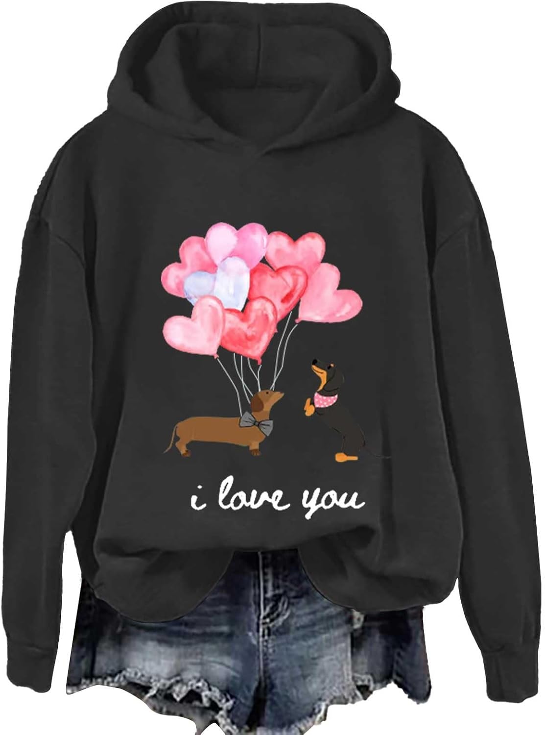 Dachshund Lover Hoodie - Romantic Gift
