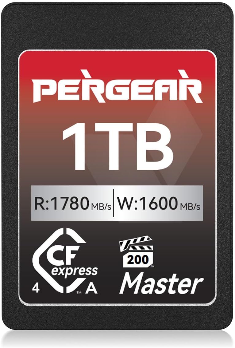 Pergear 1TB CFexpress 4.0 Type A Memory Card for Sony Cameras