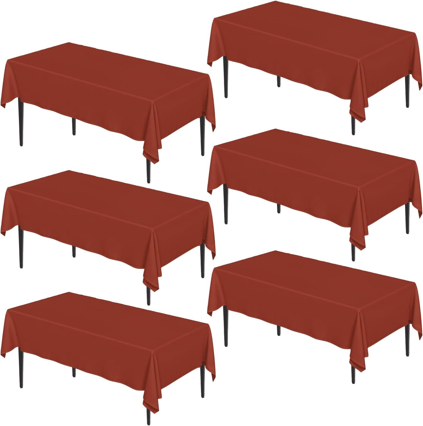 Durable 6 Pack Clay Tablecloth for Stylish Home Decor Use